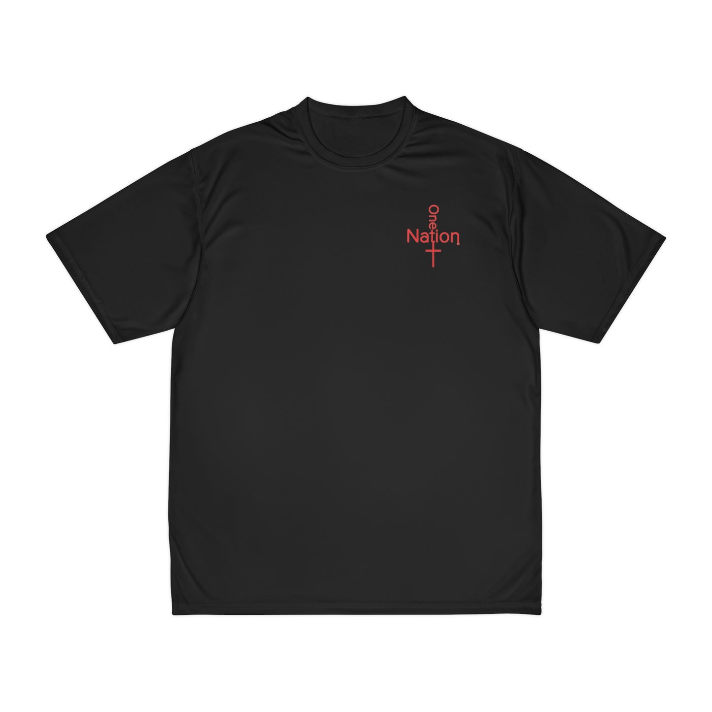 Our Heroes Collection - "One Nation" - Embroidered Men's Performance T-Shirt