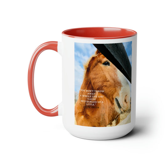Our Southern Sass Collection - " Bob" - Two-Tone Coffee Mugs, 15oz