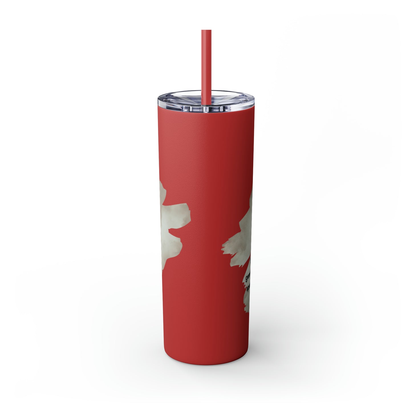 Our "Southern Sass" collection - Skinny Tumbler with Straw, 20oz
