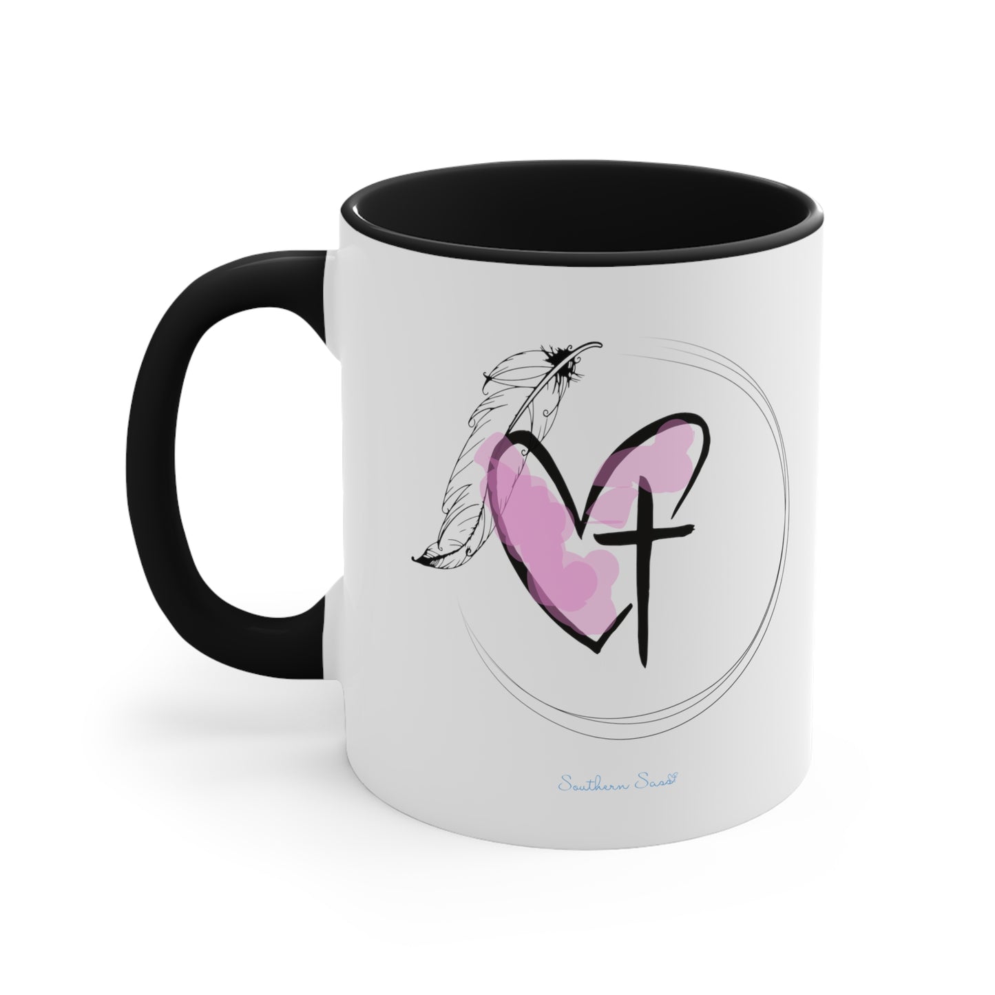 Our Southern Sass Collection - Angel Love - Accent Coffee Mug, 11oz