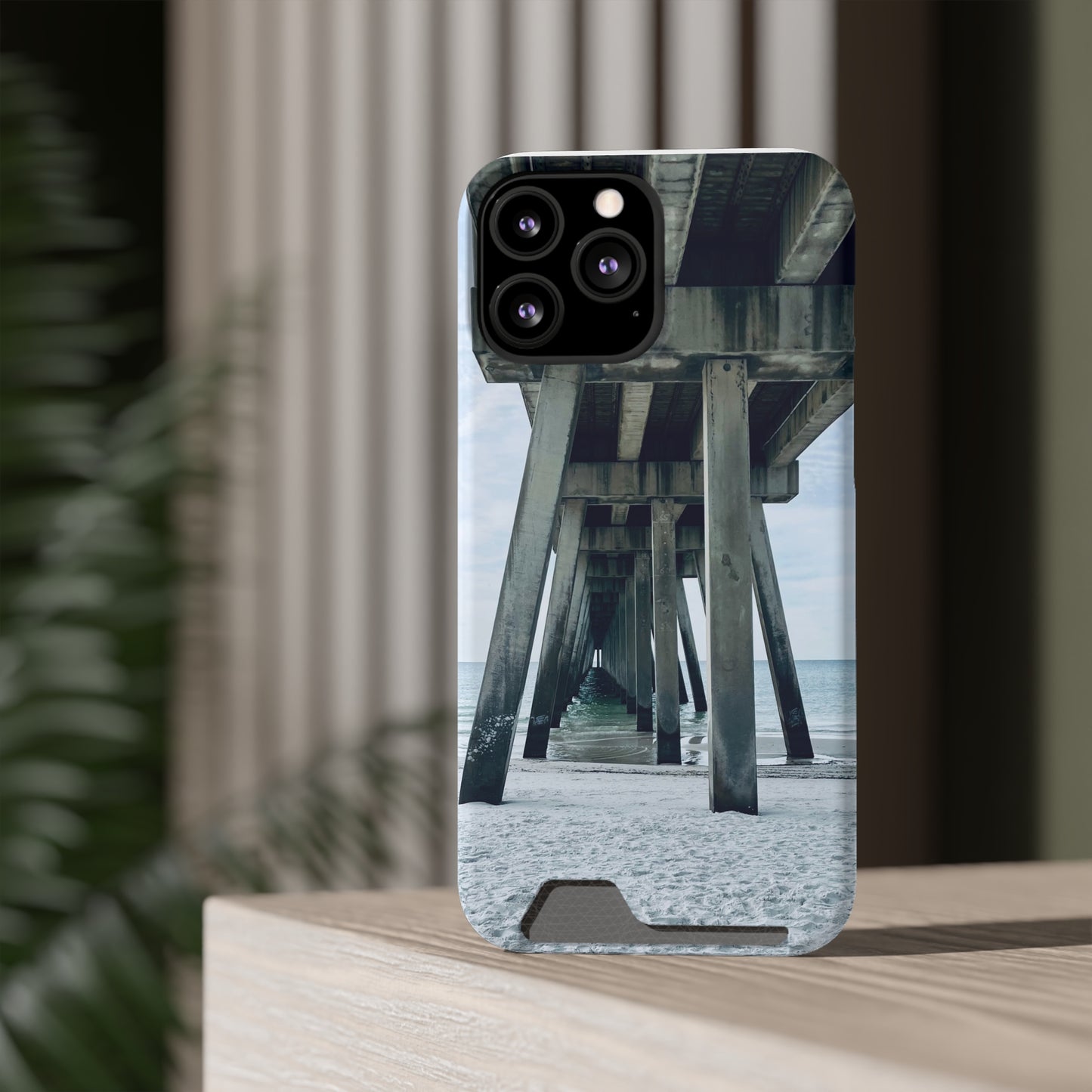 Under The Boardwalk - Phone Case With Card Holder