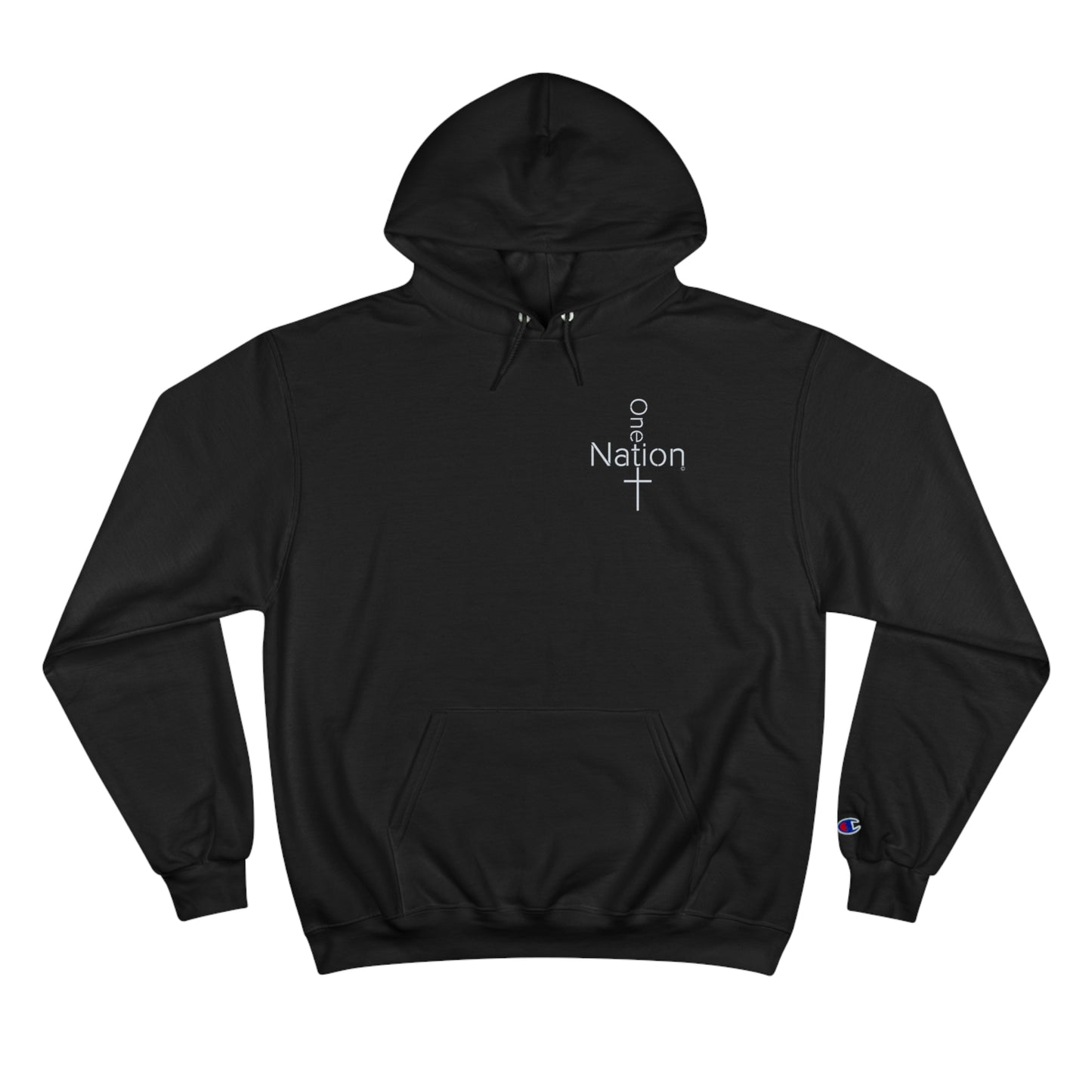Our Heroes Collection - One Nation" - Embroidered Champion Hoodie