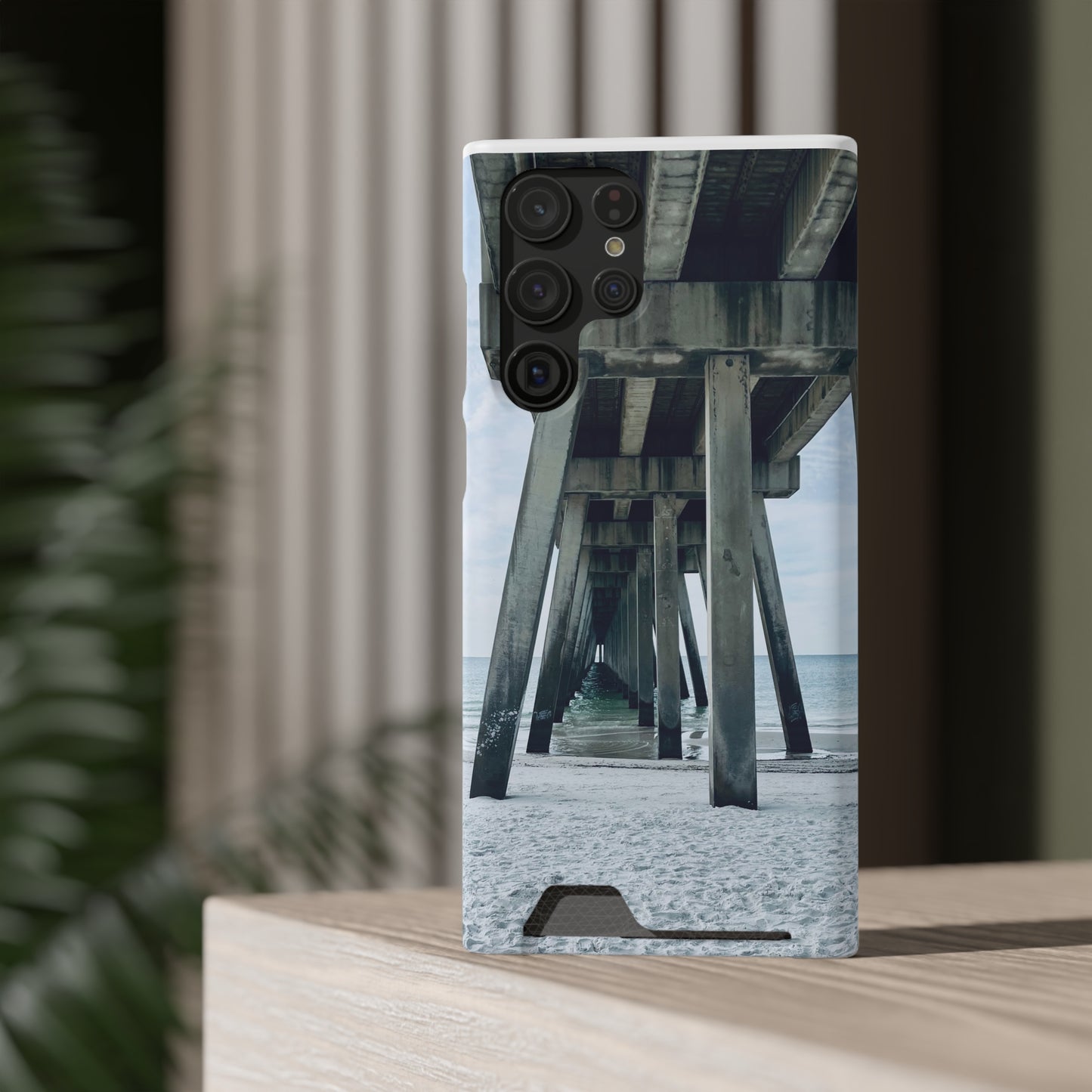 Under The Boardwalk - Phone Case With Card Holder