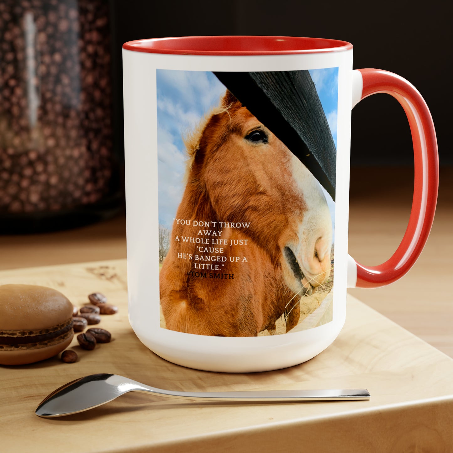Our Southern Sass Collection - " Bob" - Two-Tone Coffee Mugs, 15oz