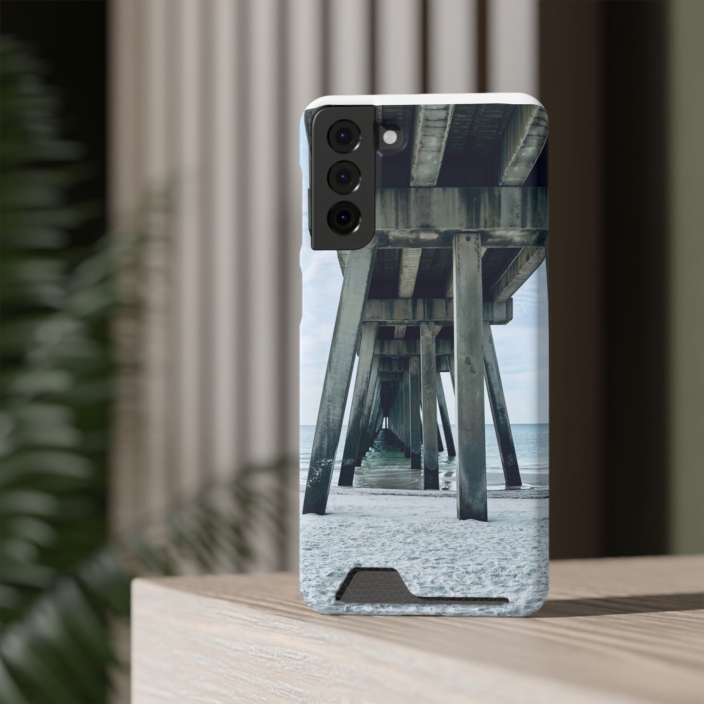 Under The Boardwalk - Phone Case With Card Holder