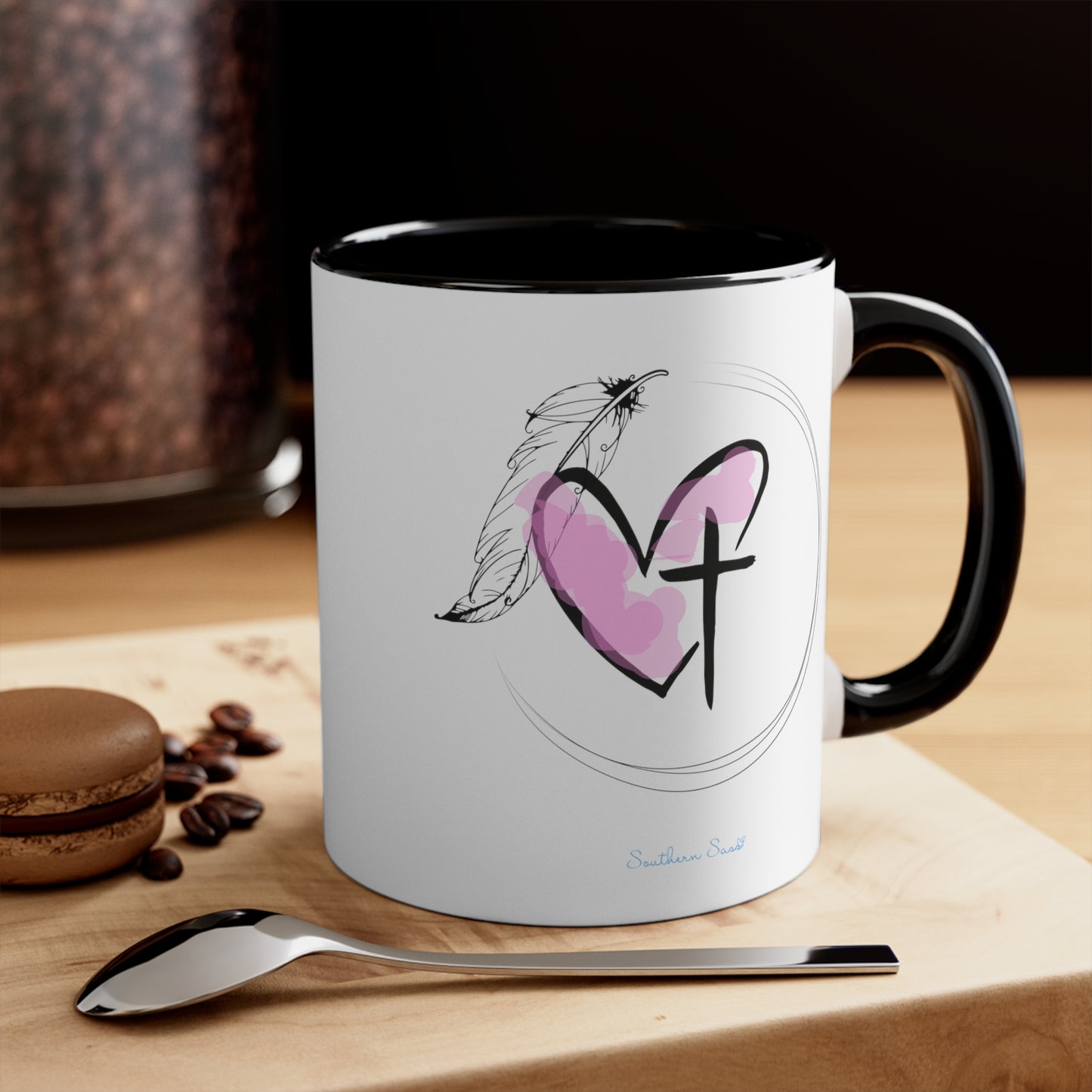 Our Southern Sass Collection - Angel Love - Accent Coffee Mug, 11oz
