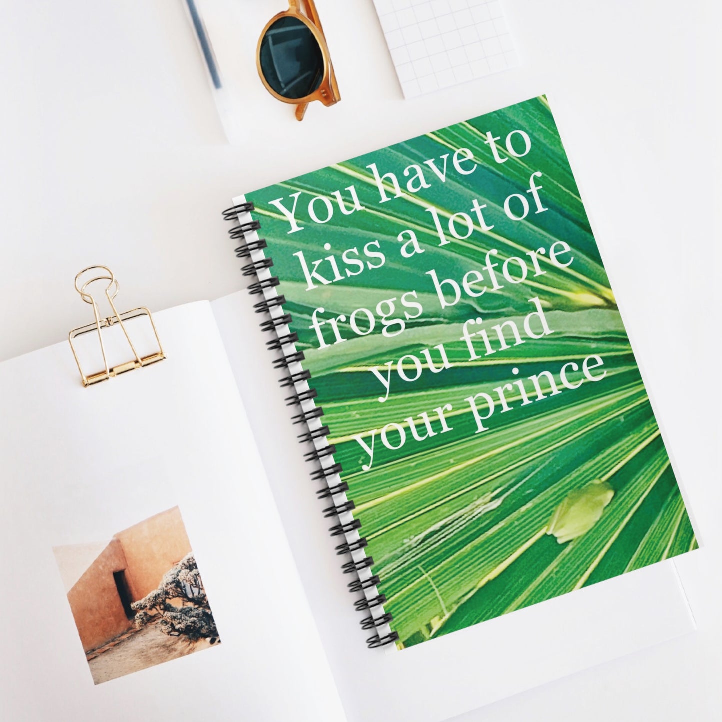 A "Southern Sass" design original Spiral Notebook - Ruled Line