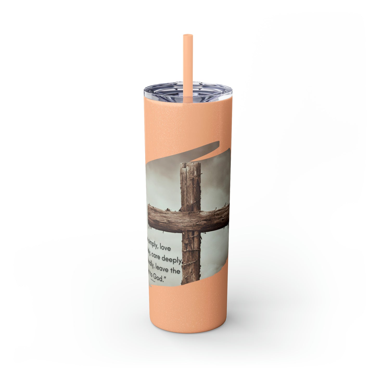 Our "Southern Sass" collection - Skinny Tumbler with Straw, 20oz