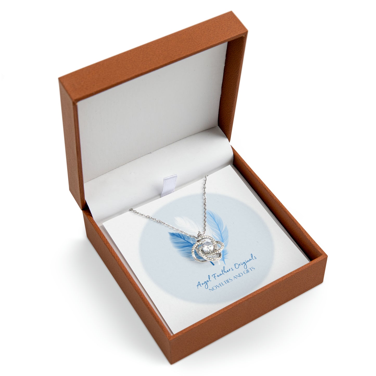 An Angel Feathers original - Love Knot Necklace