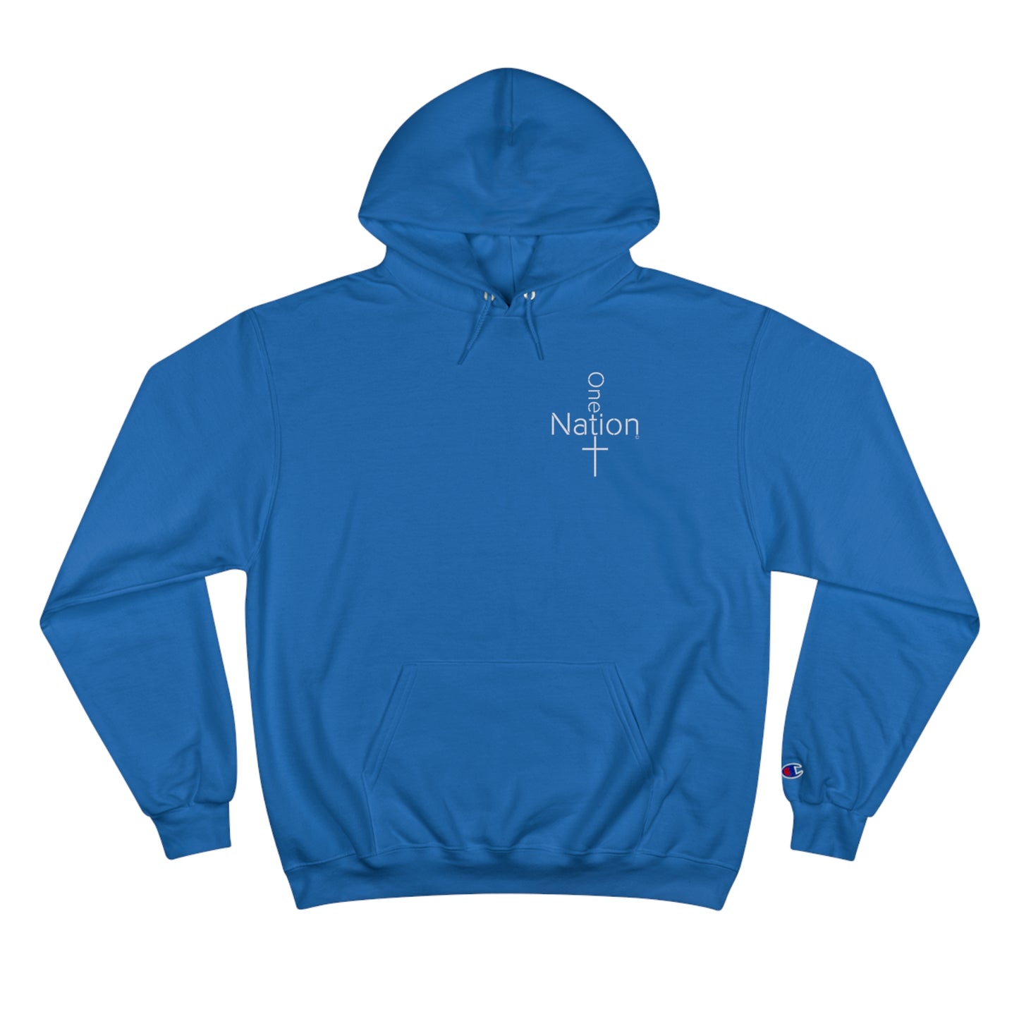 Our Heroes Collection - One Nation" - Embroidered Champion Hoodie