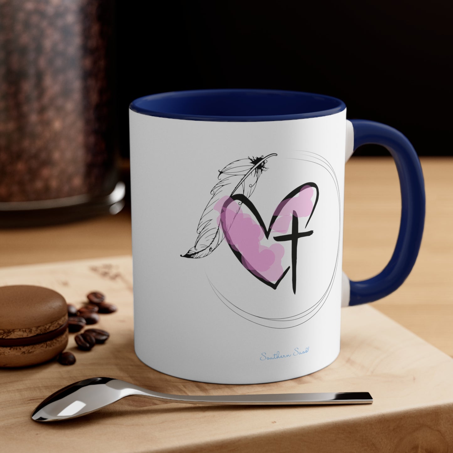 Our Southern Sass Collection - Angel Love - Accent Coffee Mug, 11oz