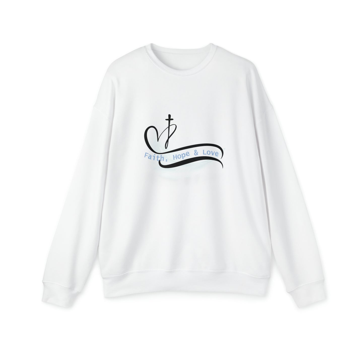 Our Southern Sass Collection - Faith Hope Love - Drop Shoulder Sweatshirt