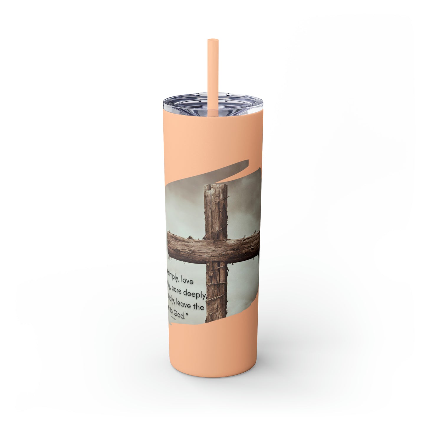 Our "Southern Sass" collection - Skinny Tumbler with Straw, 20oz