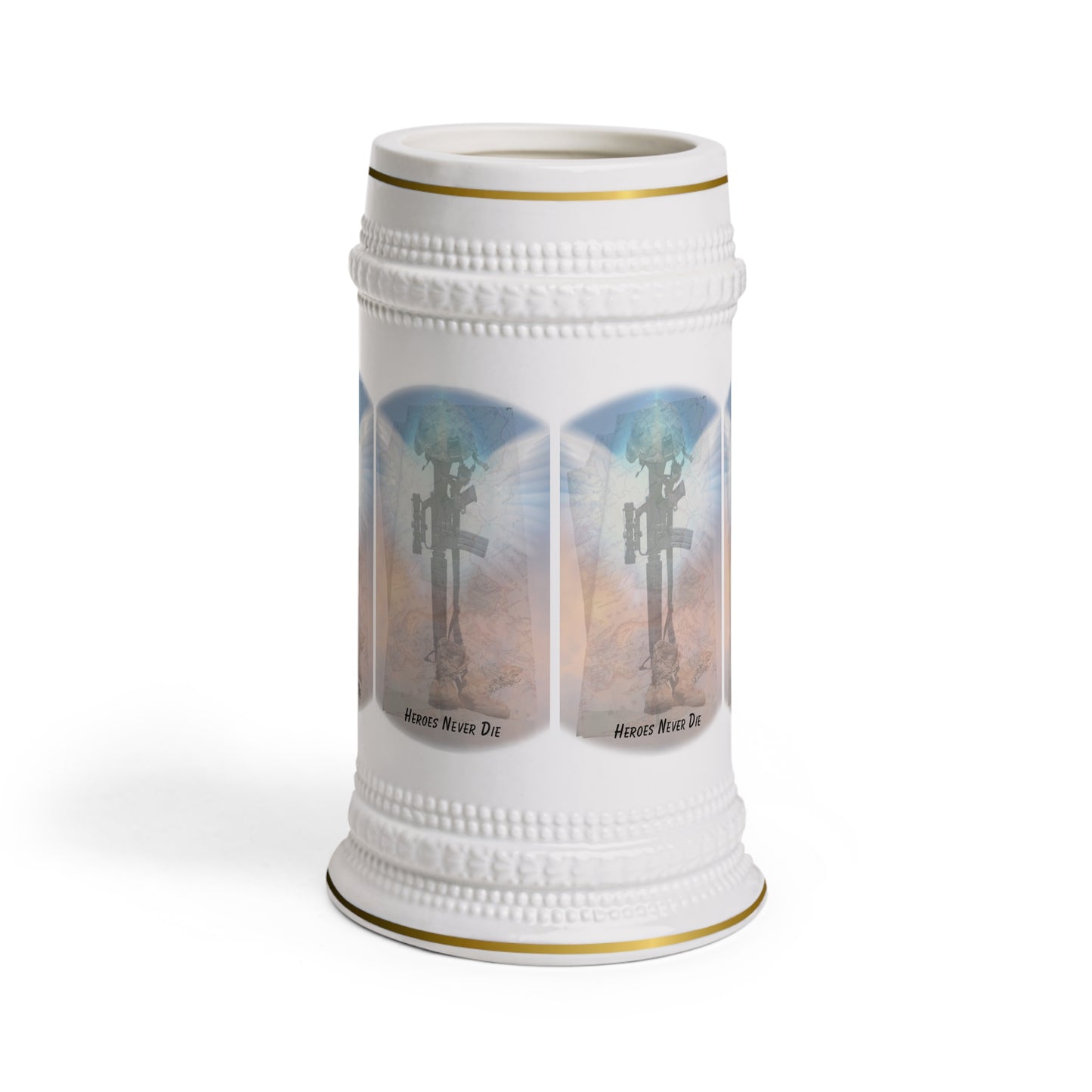Our Heroes Collection - " Heroes Never Die" - Beer Stein Mug