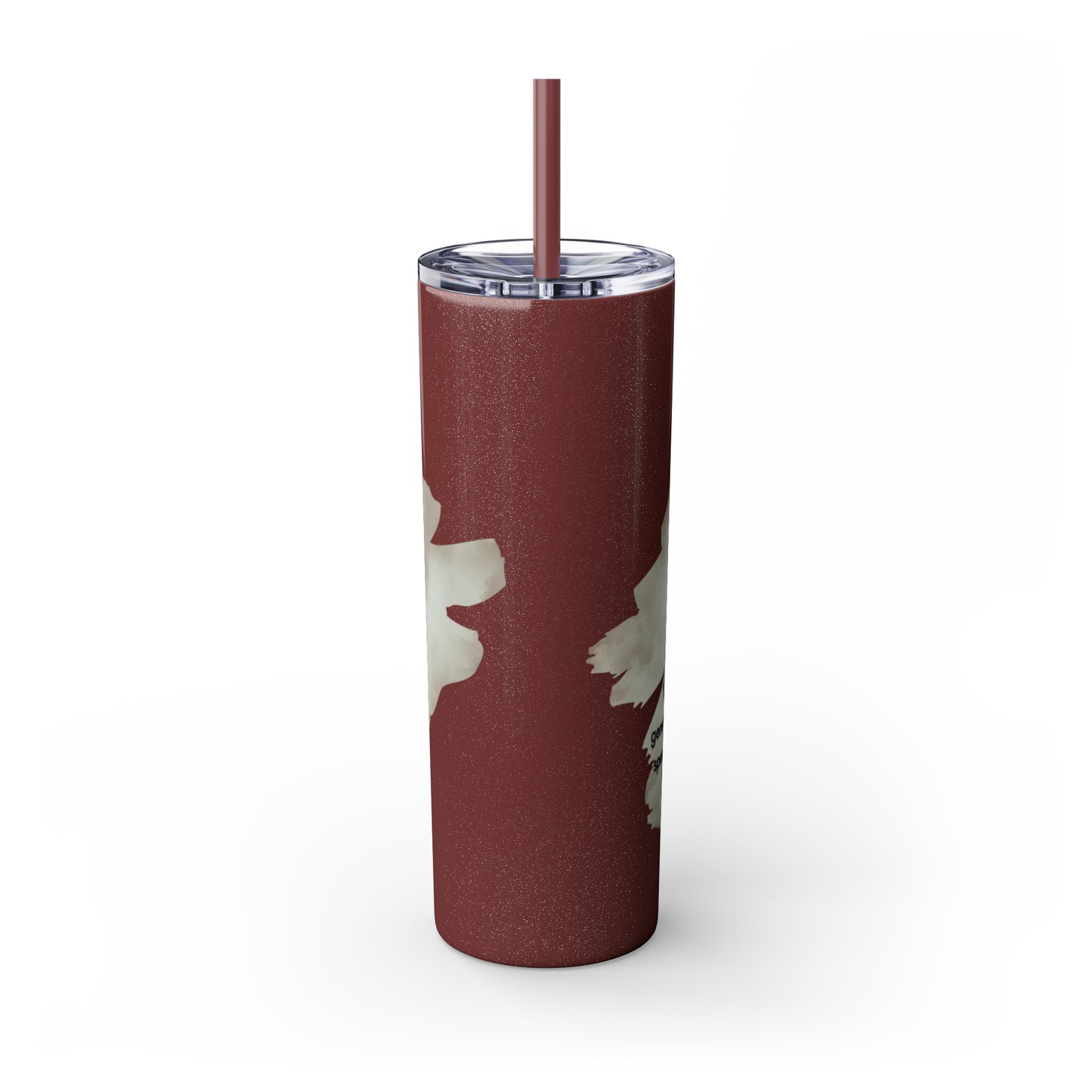 Our "Southern Sass" collection - Skinny Tumbler with Straw, 20oz