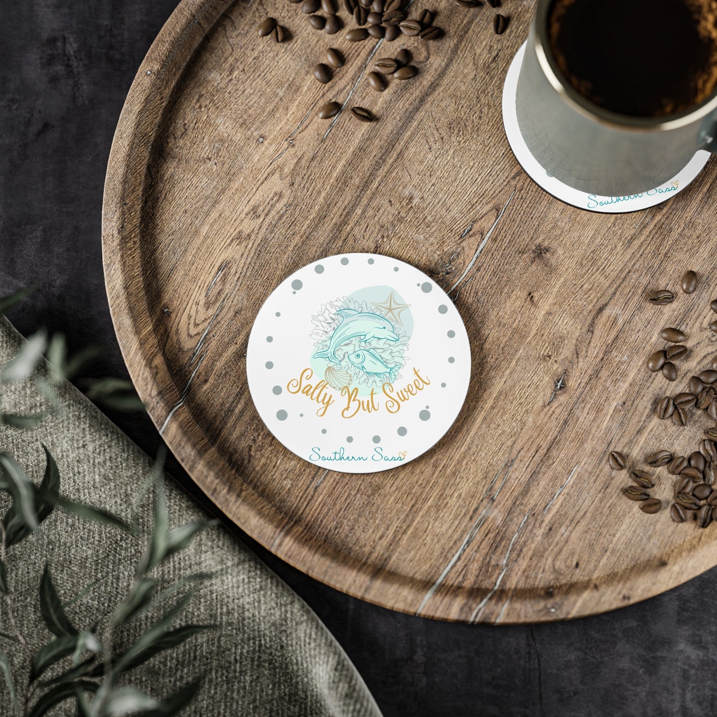 Salty But Sweet© Southern Sass Coaster