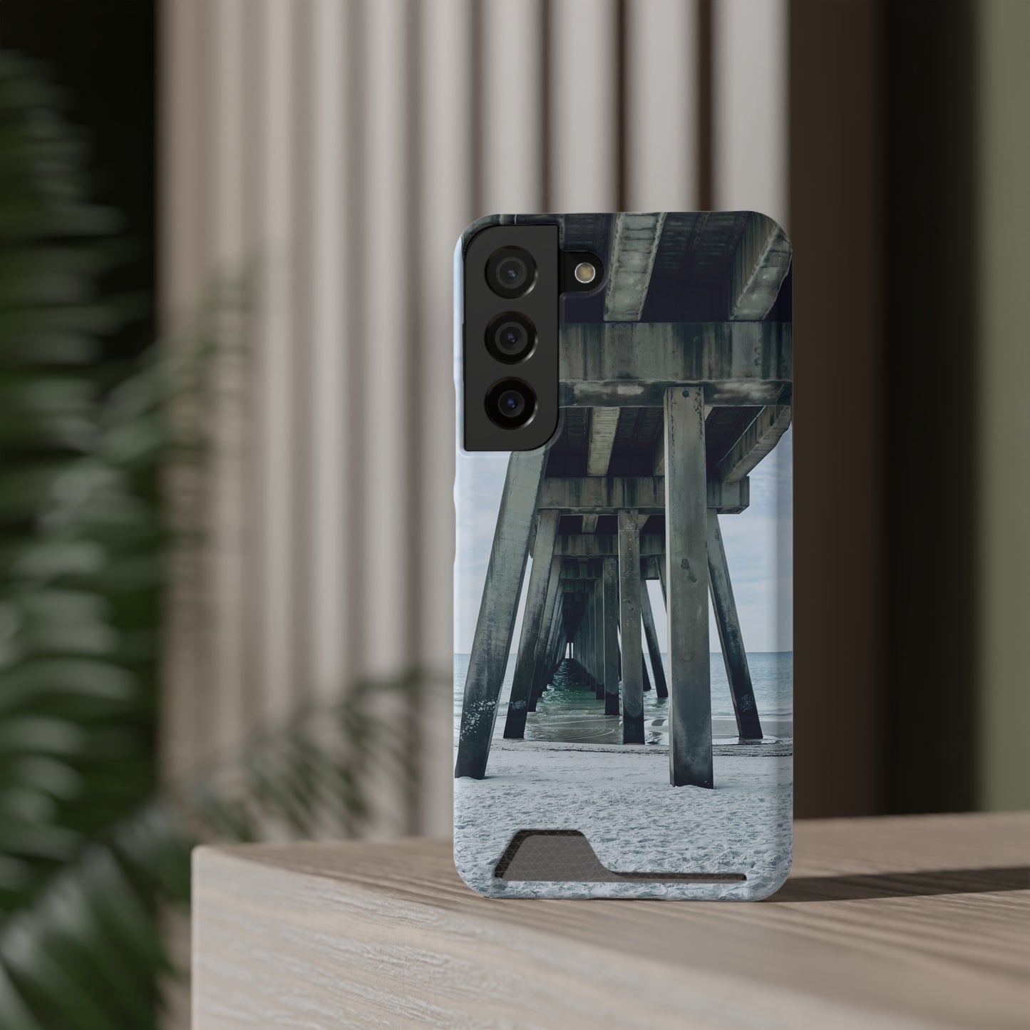 Under The Boardwalk - Phone Case With Card Holder