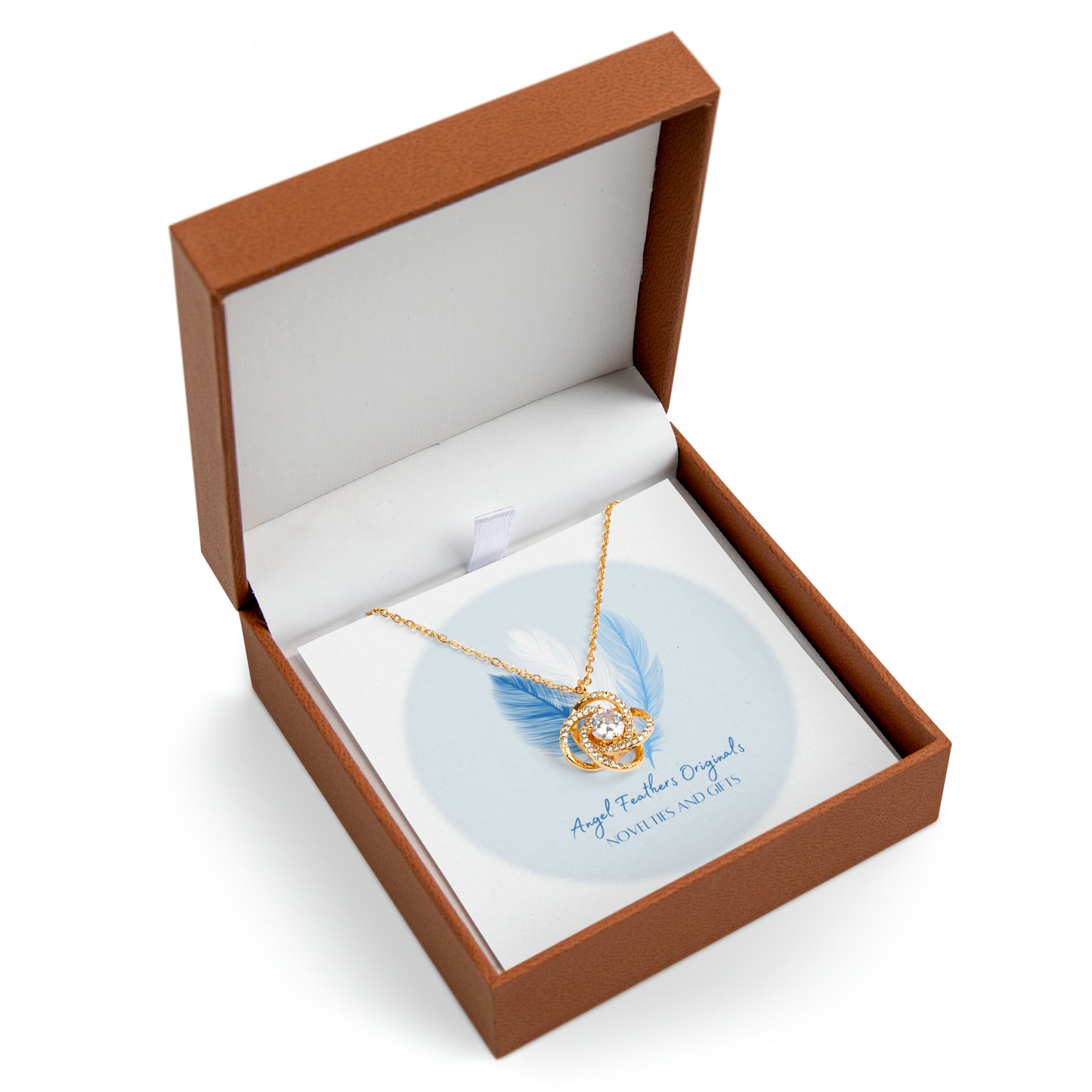 An Angel Feathers original - Love Knot Necklace