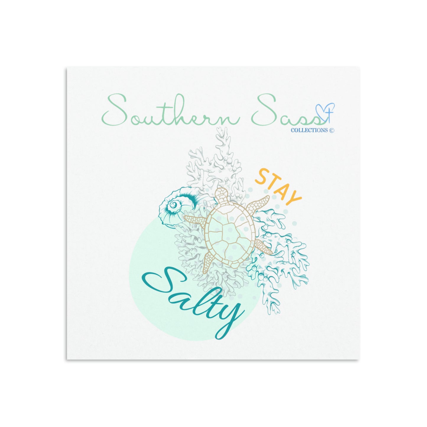 Our Southern Sass © Collection - BFF Half Heart Necklace Set