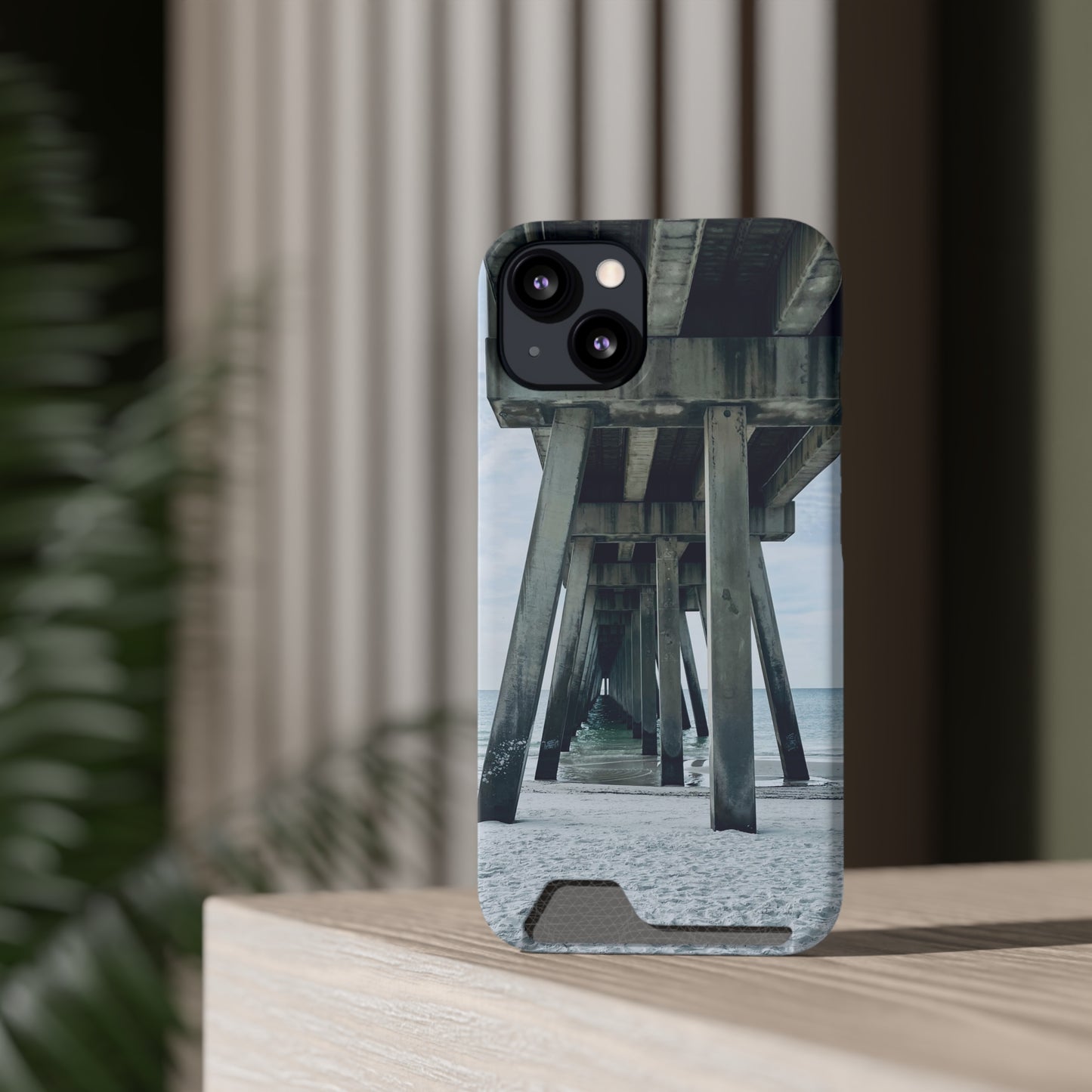 Under The Boardwalk - Phone Case With Card Holder