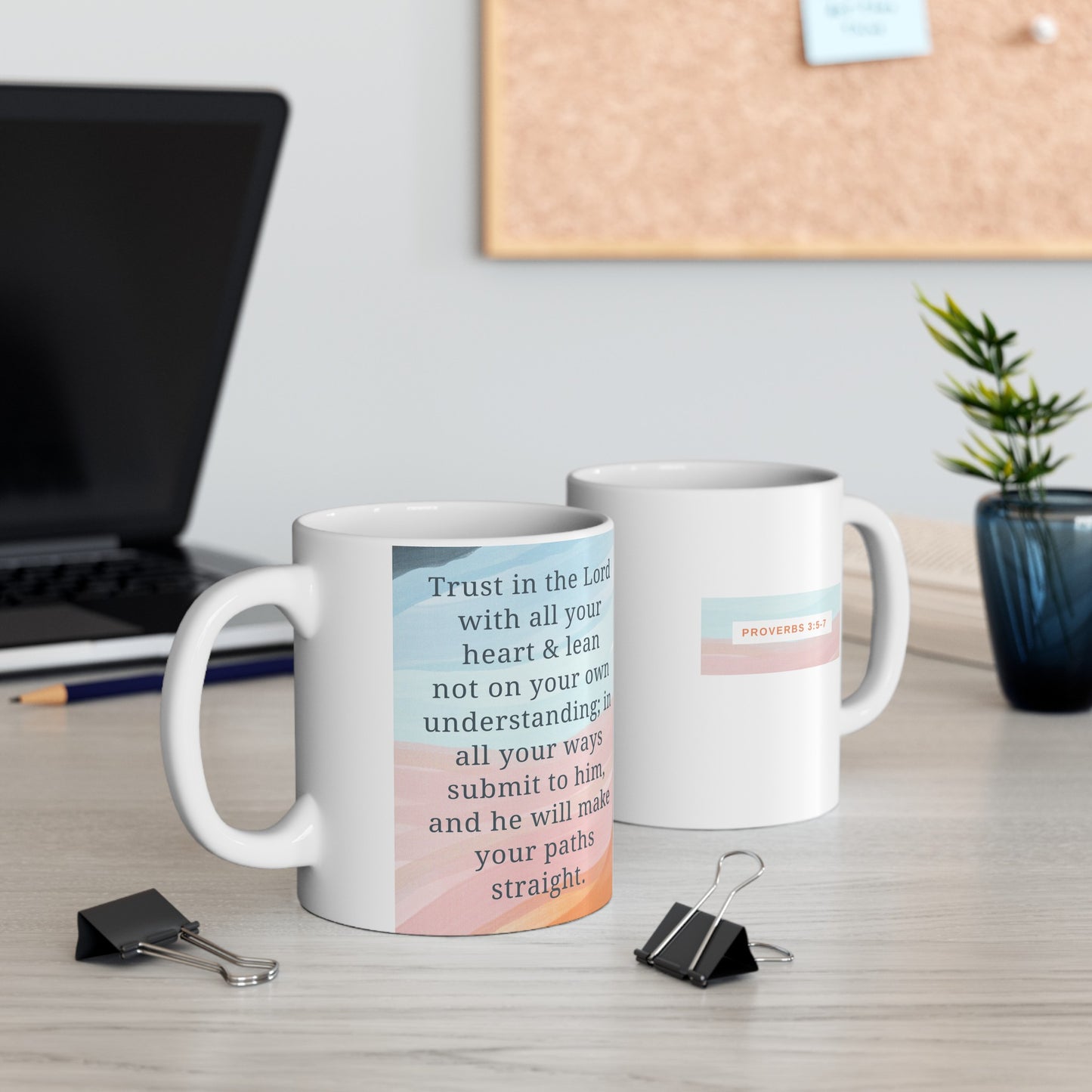 He Will Make Your Path Straight, Ceramic Mug, (11oz, 15oz)