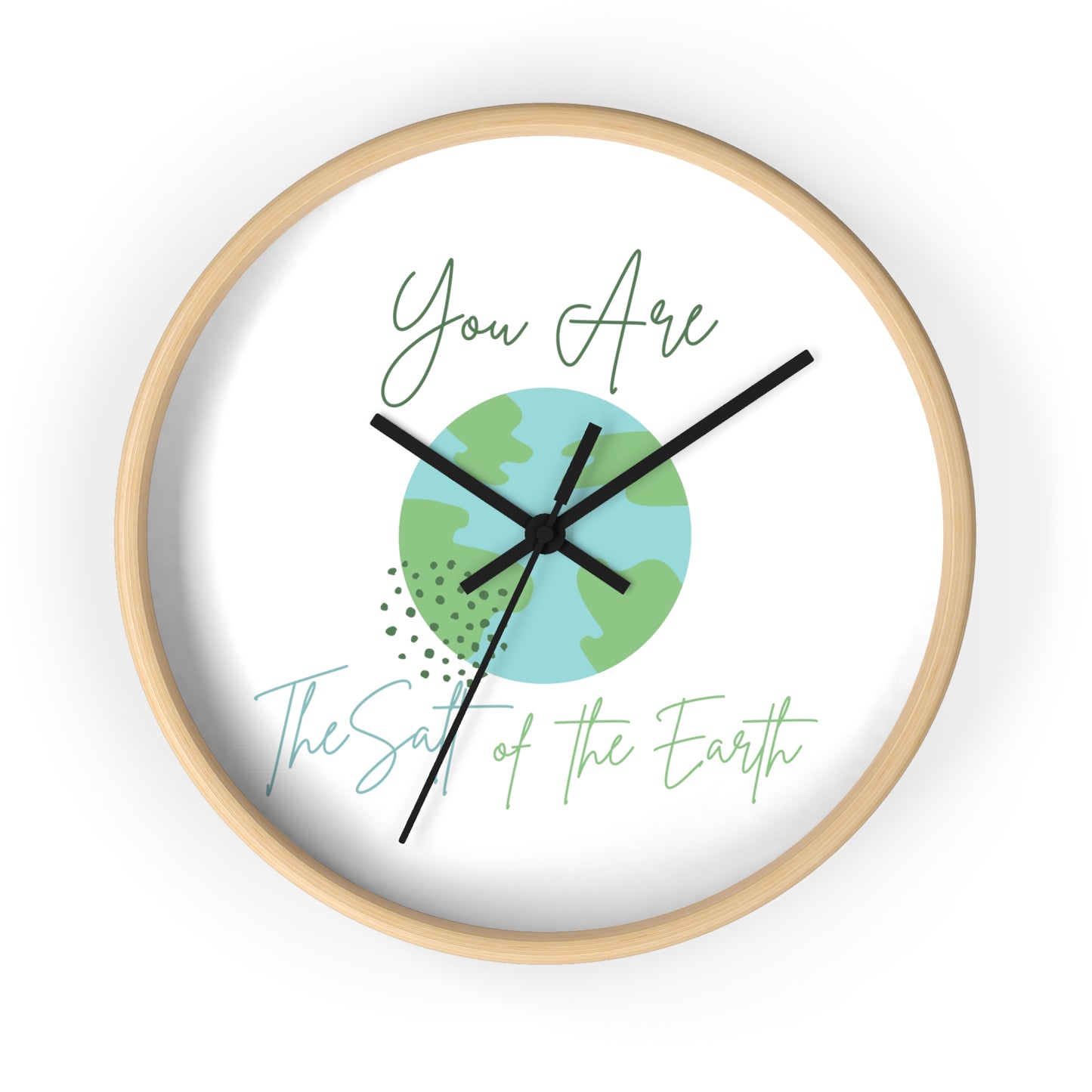 An Souther Sass original - Salt of the Earth - Wall Clock