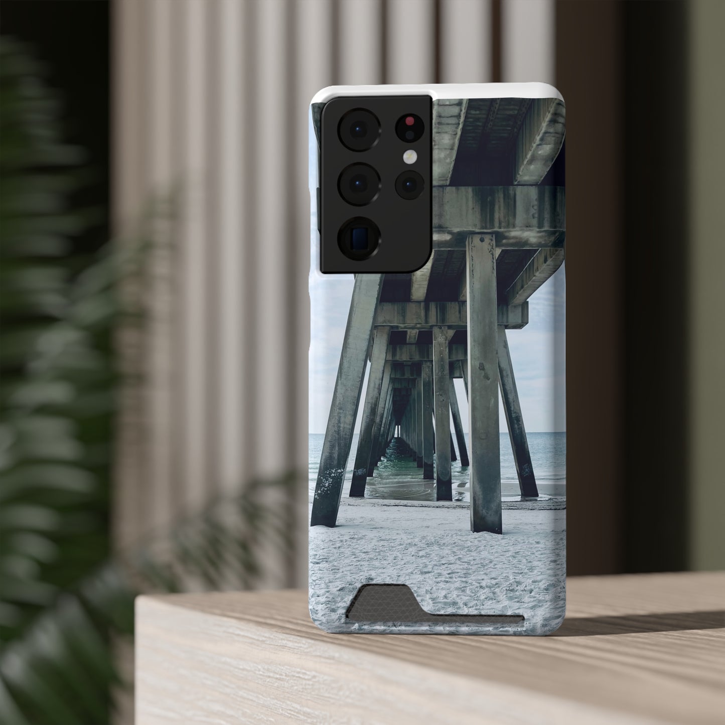 Under The Boardwalk - Phone Case With Card Holder