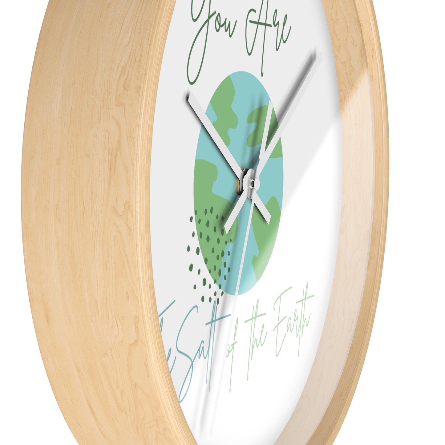 An Souther Sass original - Salt of the Earth - Wall Clock