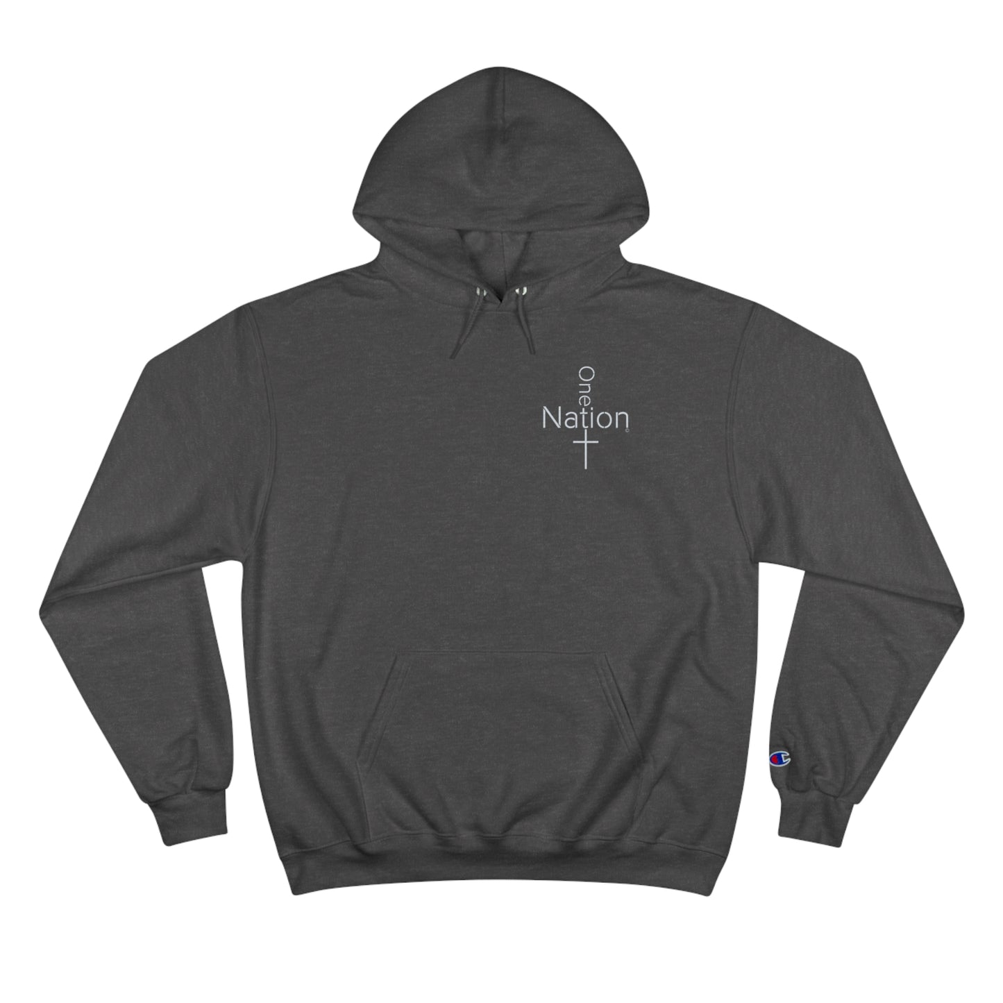 Our Heroes Collection - One Nation" - Embroidered Champion Hoodie
