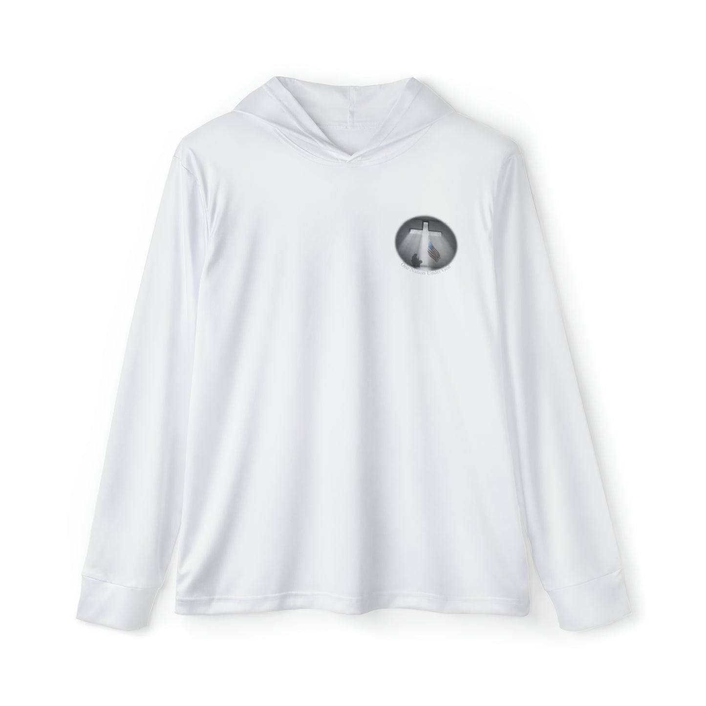 Our Hero's Collection - "One Nation" Men's Sports Warmup Hoodie (AOP)