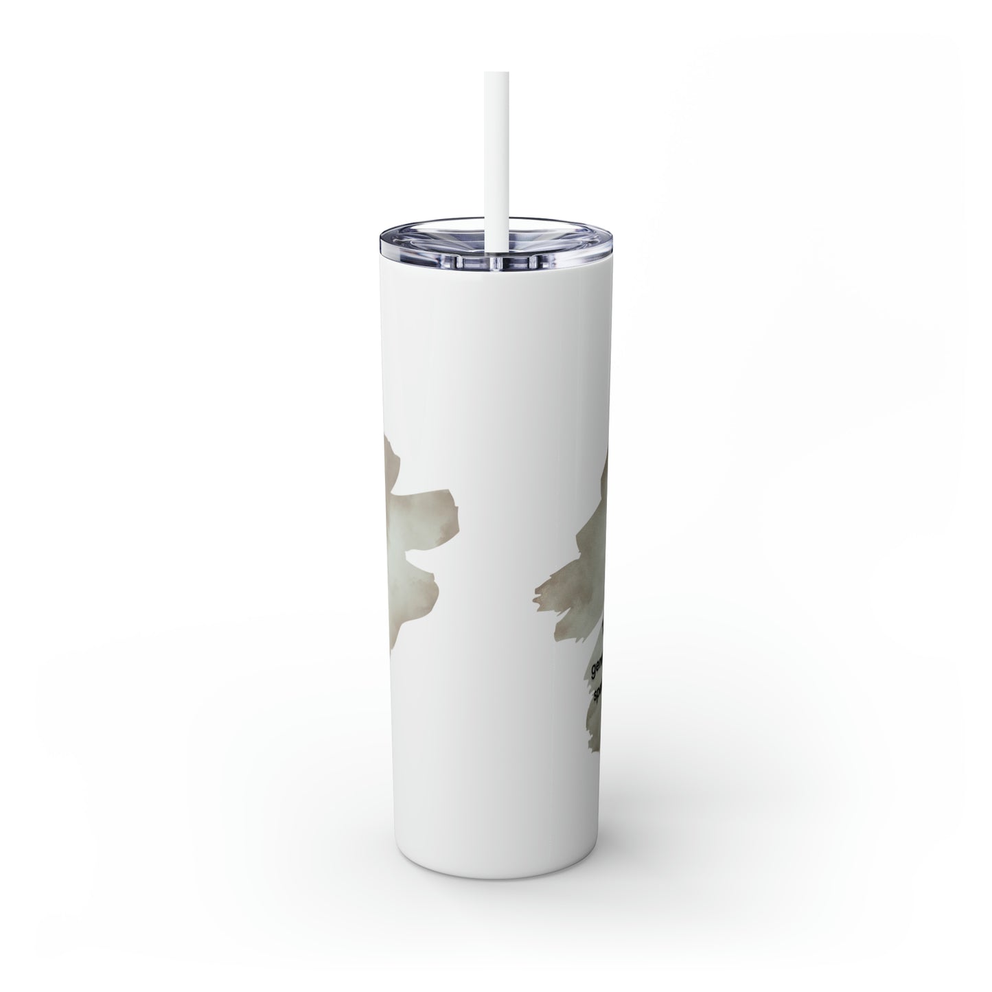 Our "Southern Sass" collection - Skinny Tumbler with Straw, 20oz