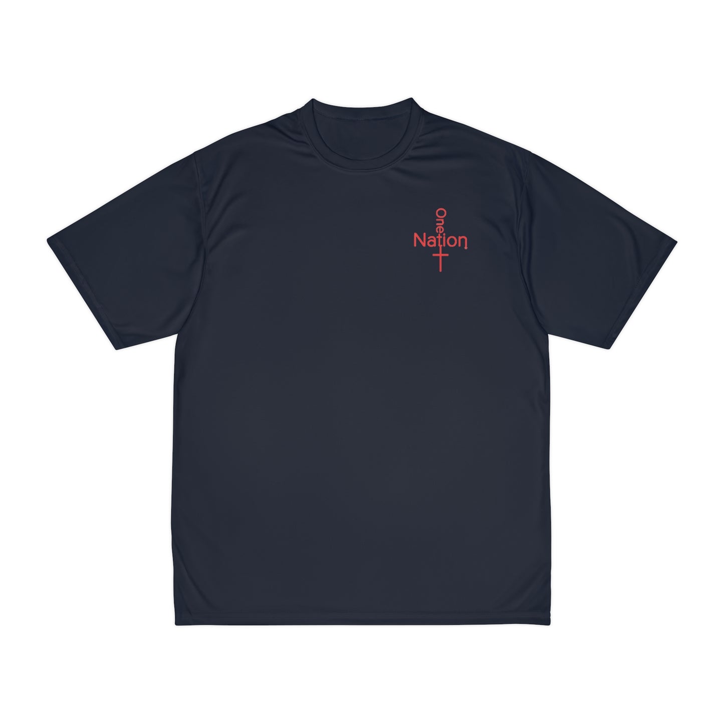 Our Heroes Collection - "One Nation" - Embroidered Men's Performance T-Shirt