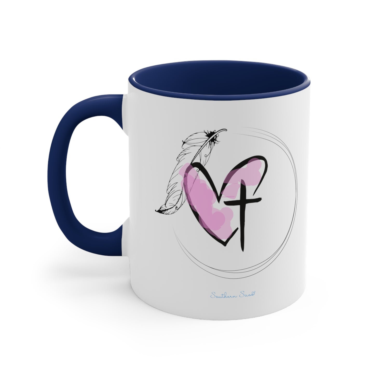 Our Southern Sass Collection - Angel Love - Accent Coffee Mug, 11oz