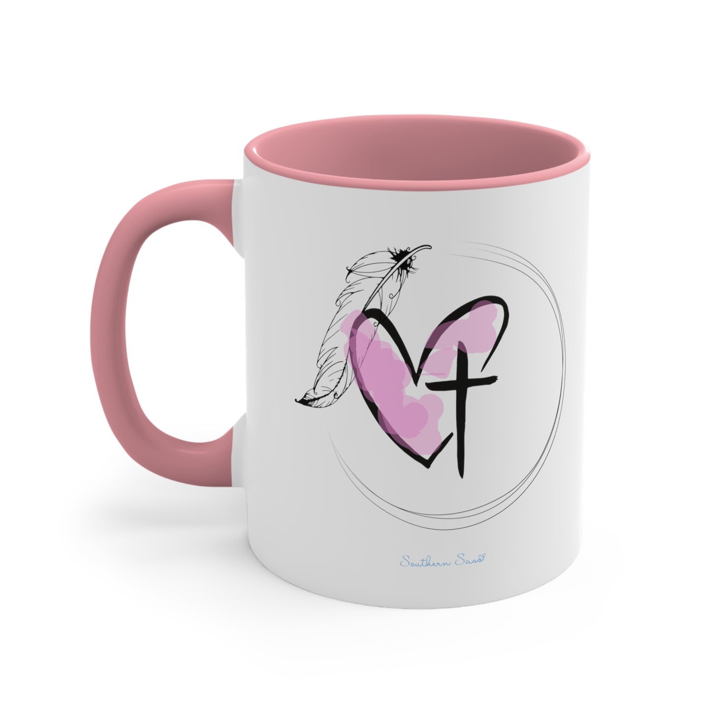 Our Southern Sass Collection - Angel Love - Accent Coffee Mug, 11oz