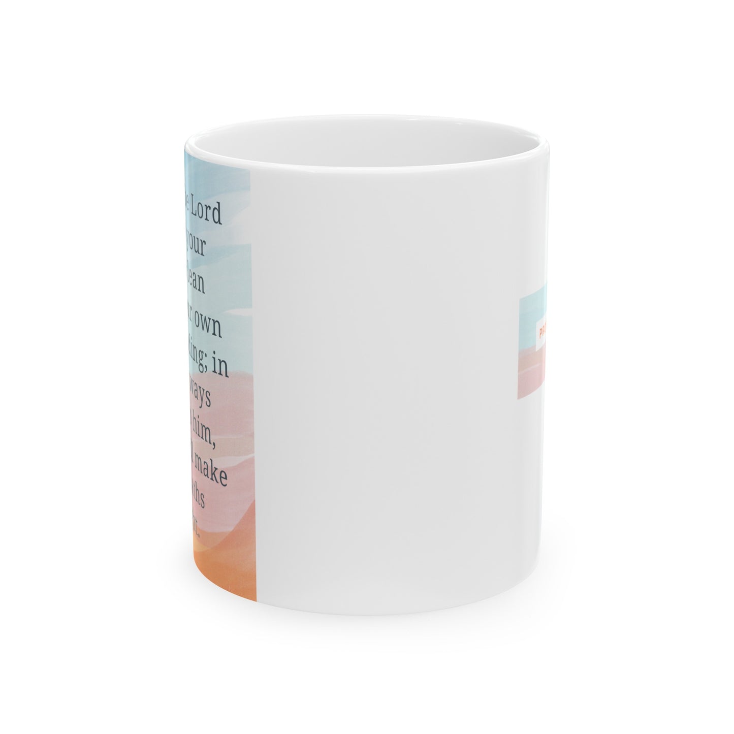 He Will Make Your Path Straight, Ceramic Mug, (11oz, 15oz)