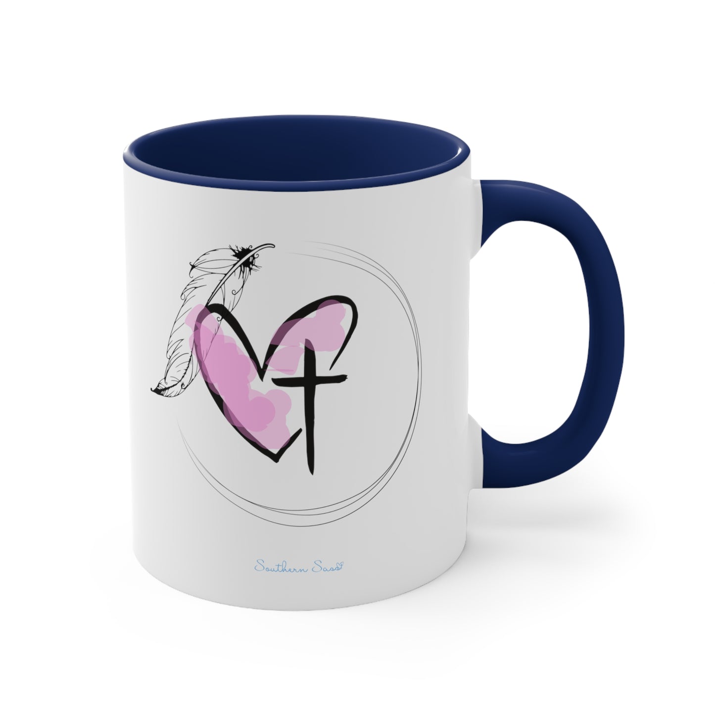 Our Southern Sass Collection - Angel Love - Accent Coffee Mug, 11oz