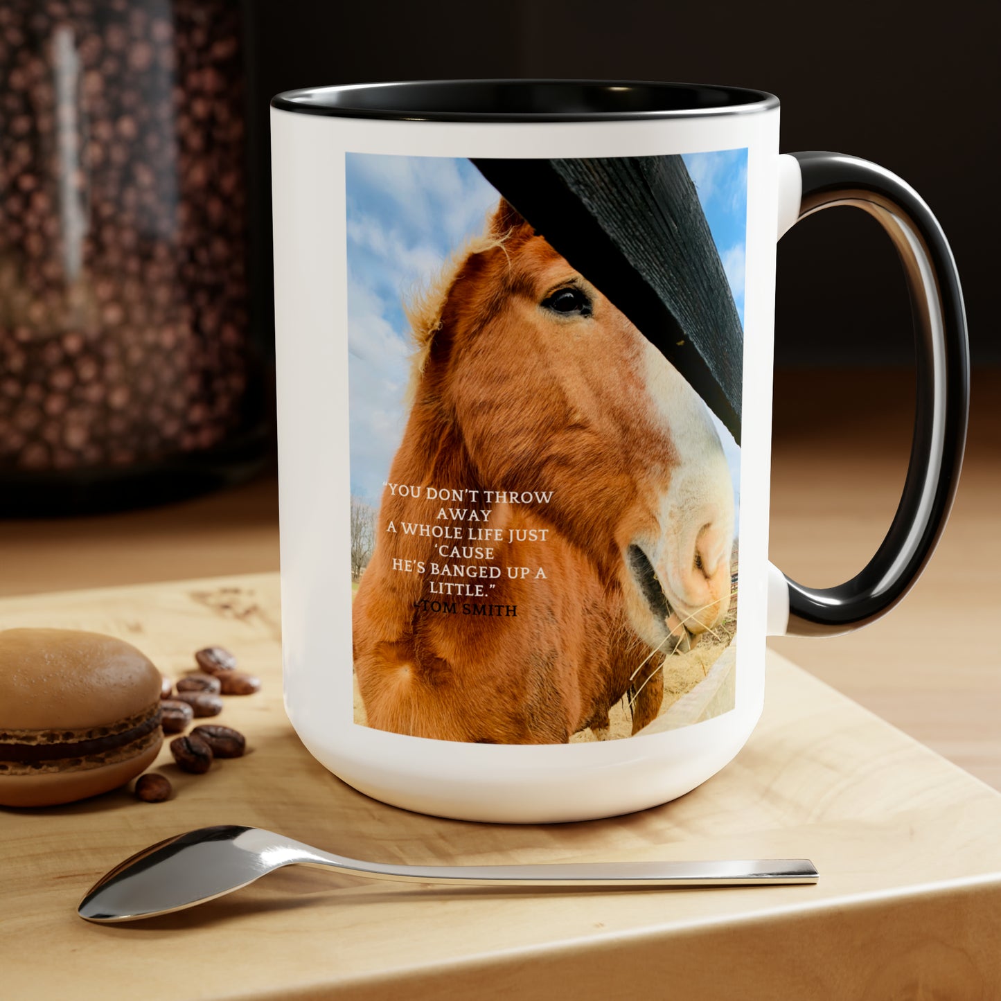 Our Southern Sass Collection - " Bob" - Two-Tone Coffee Mugs, 15oz