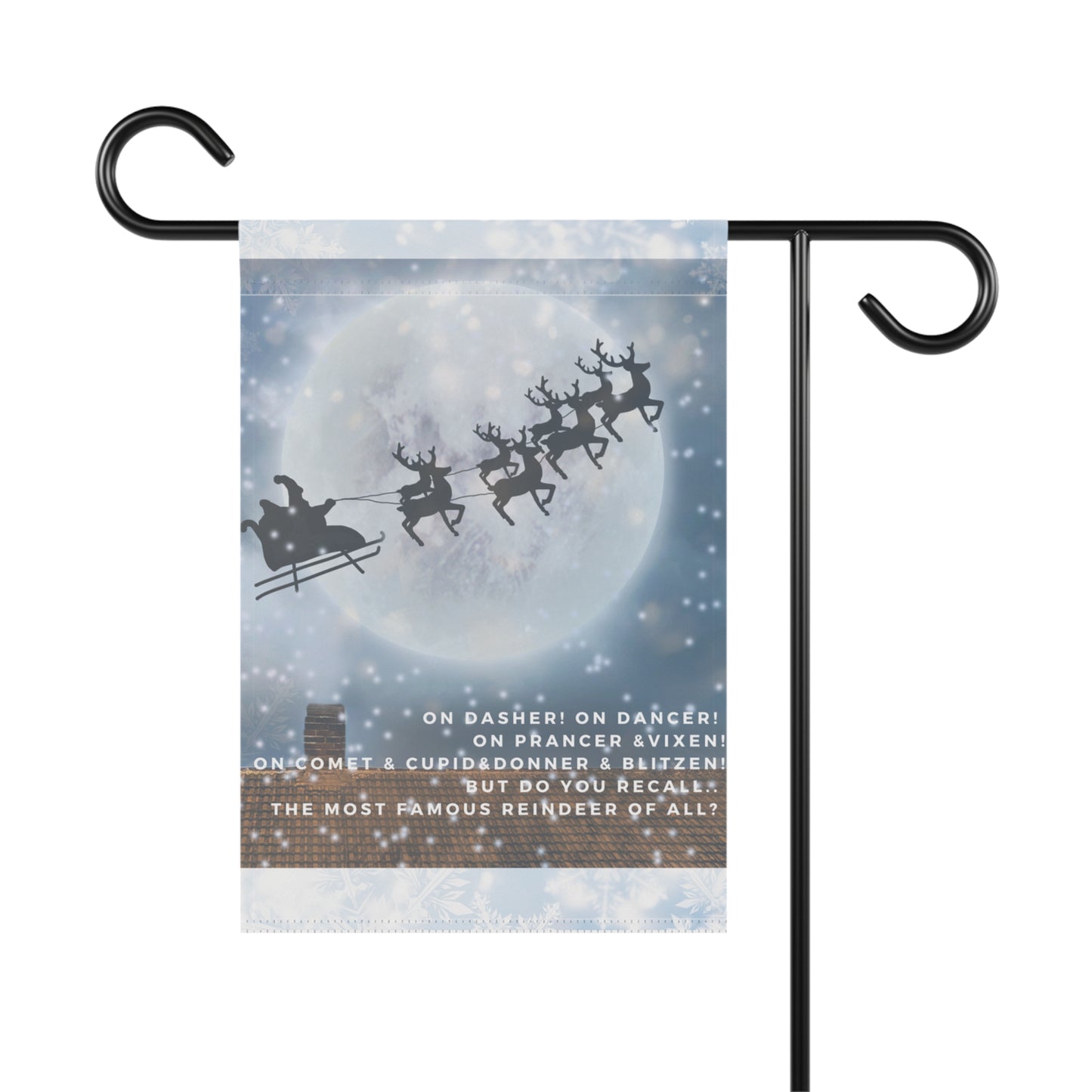 Our Southern Sass Collection - "Santa's Sleigh" Garden & House Banner