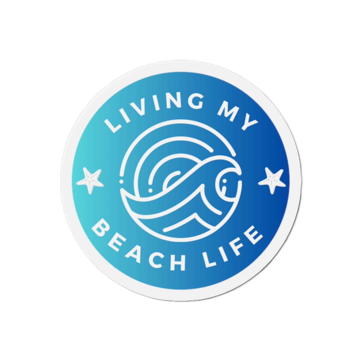 'Living My Beach Life' Magnet -Southern Sass Collection