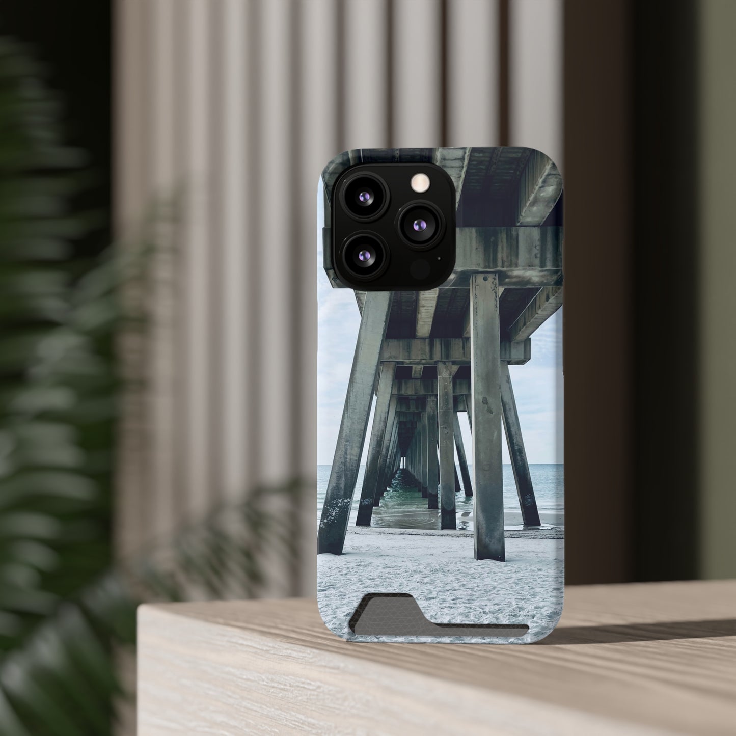 Under The Boardwalk - Phone Case With Card Holder