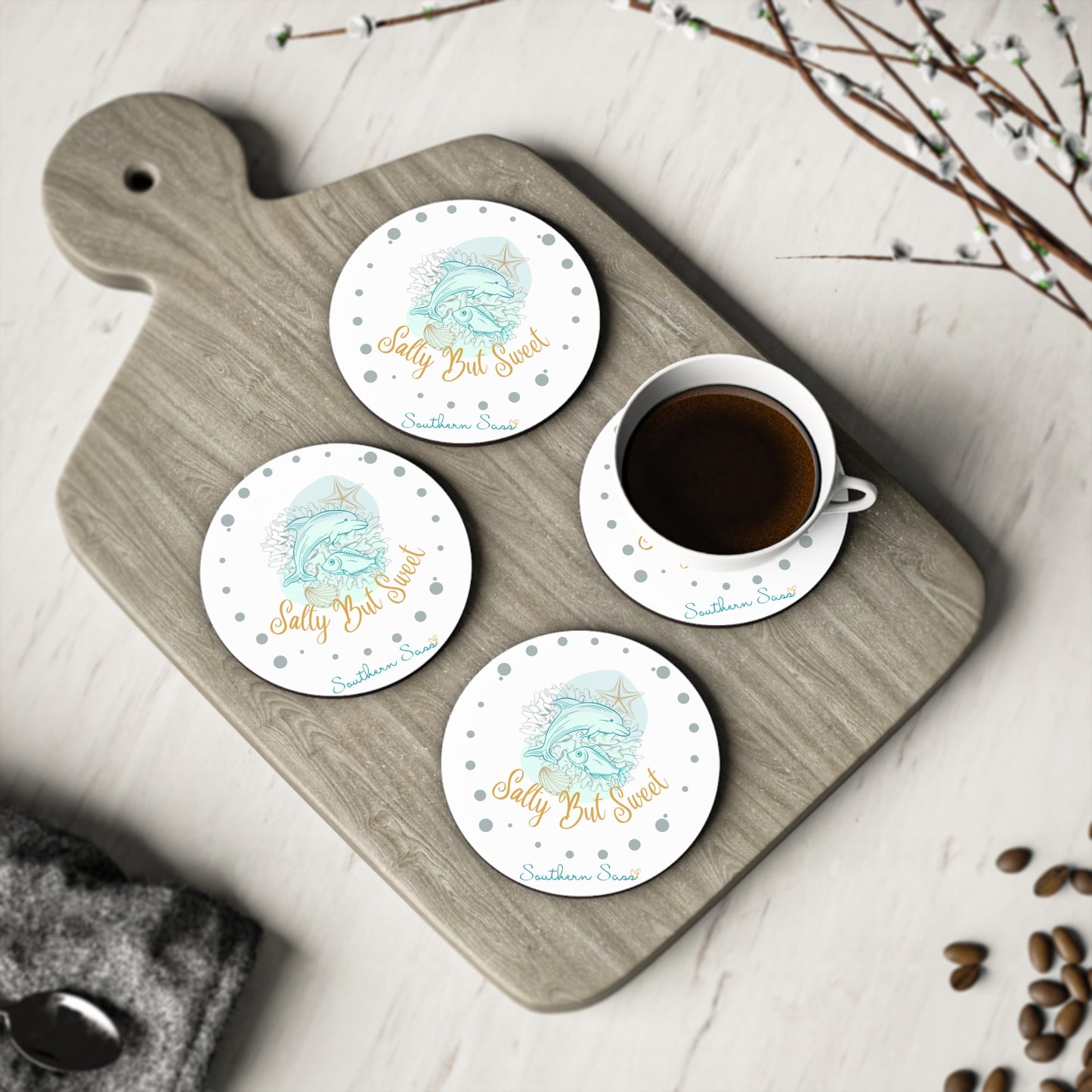 Salty But Sweet© Southern Sass Coaster