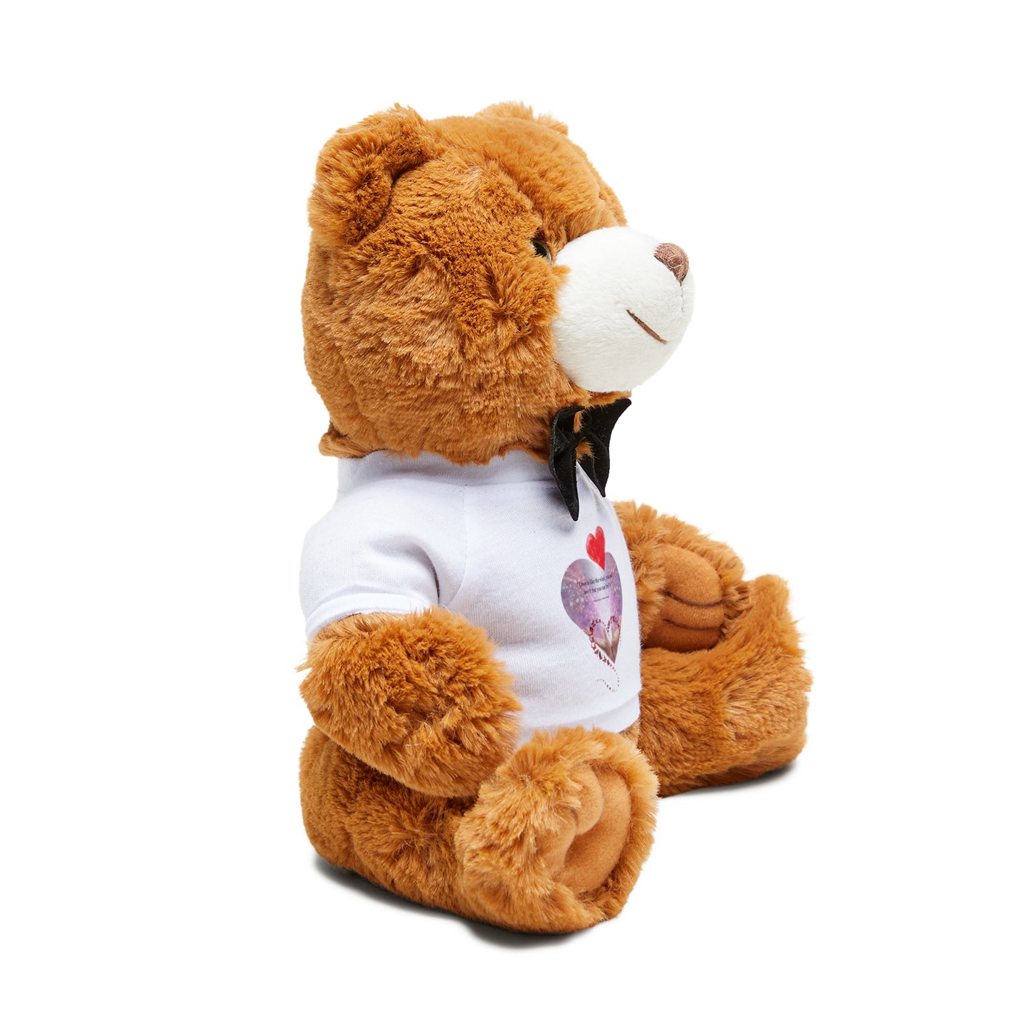 An Angel Feathers Original - "Love" Teddy Bear with T-Shirt