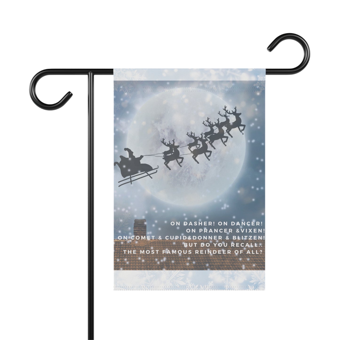 Our Southern Sass Collection - "Santa's Sleigh" Garden & House Banner