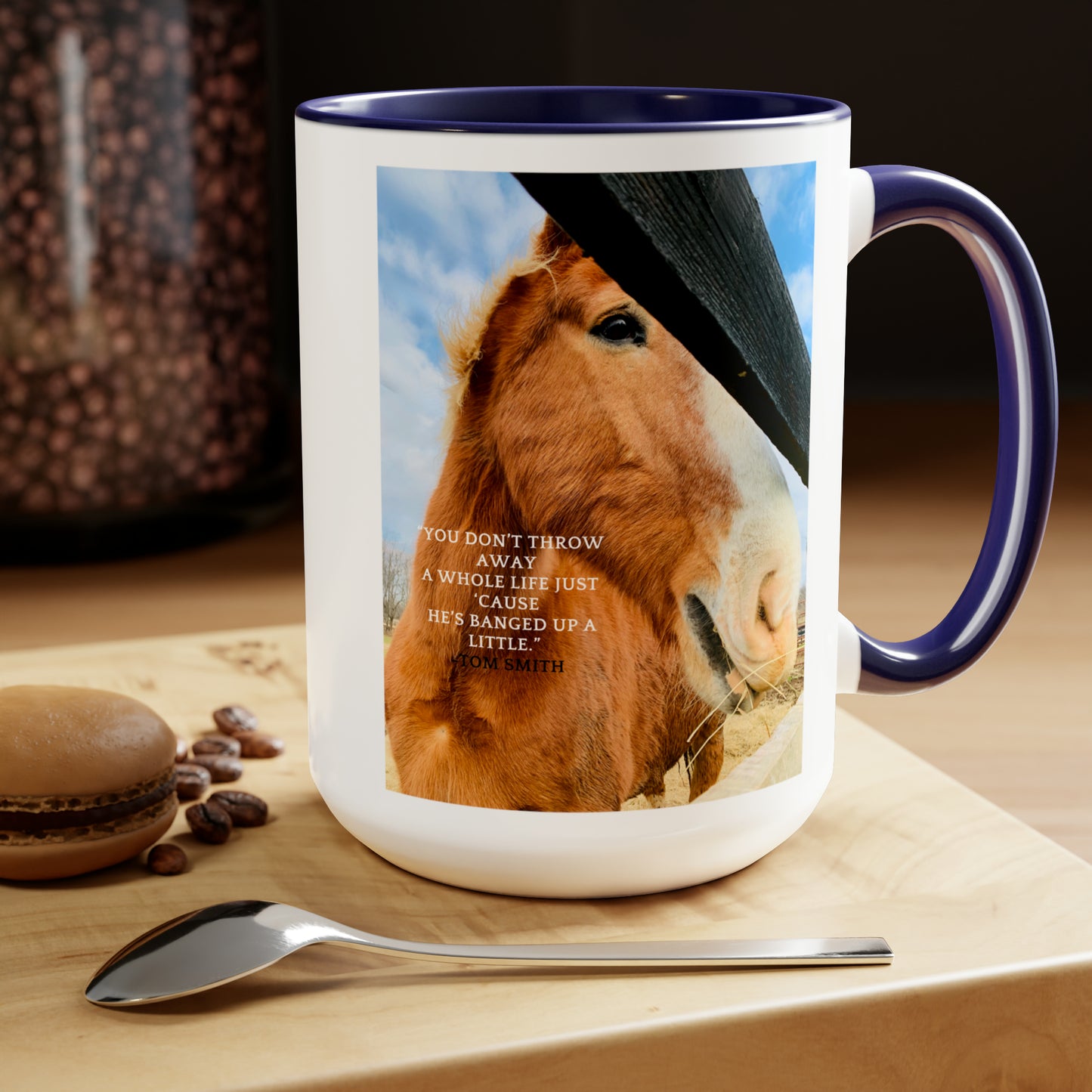Our Southern Sass Collection - " Bob" - Two-Tone Coffee Mugs, 15oz