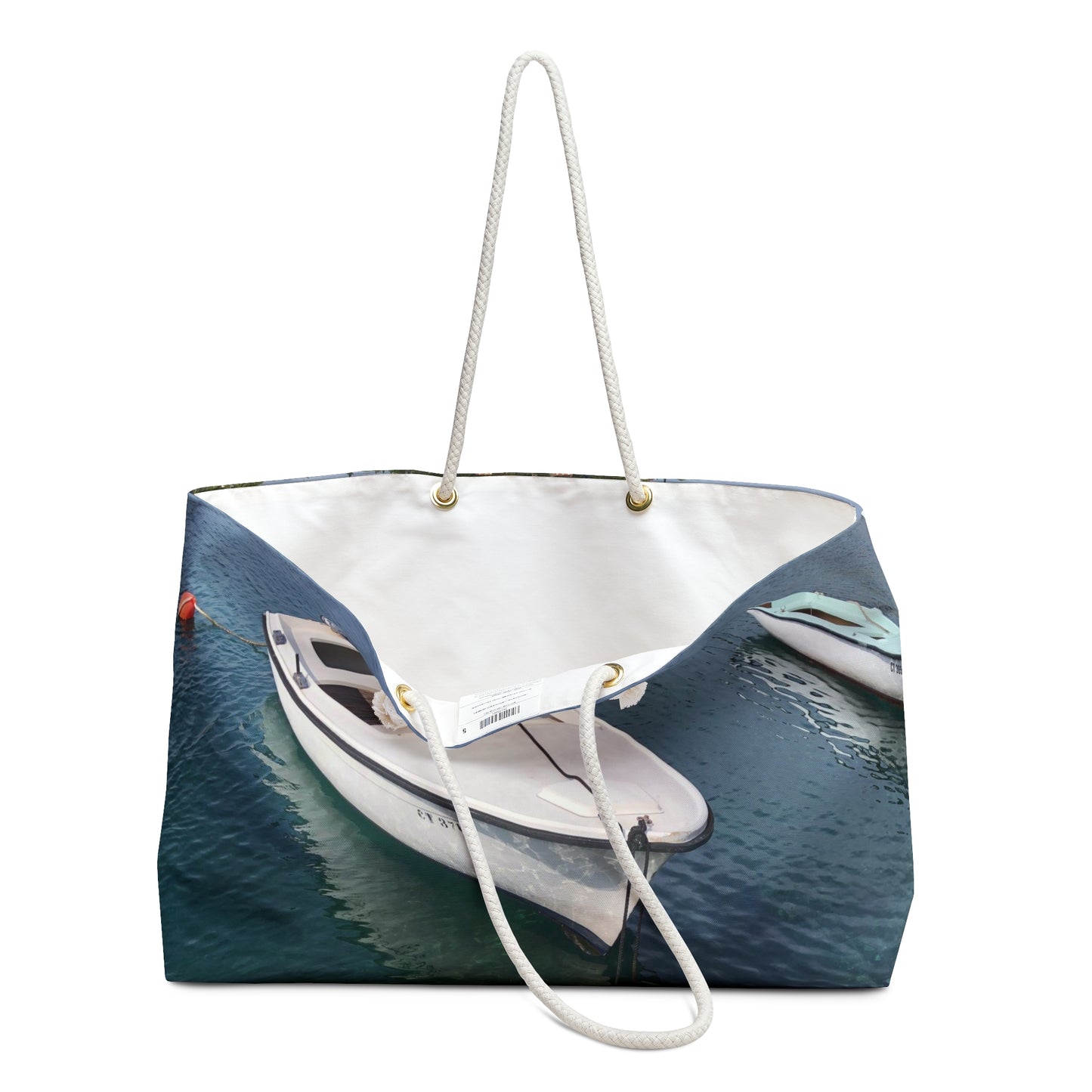 An Angel Feathers Original - "Boat Tote" Weekender Bag