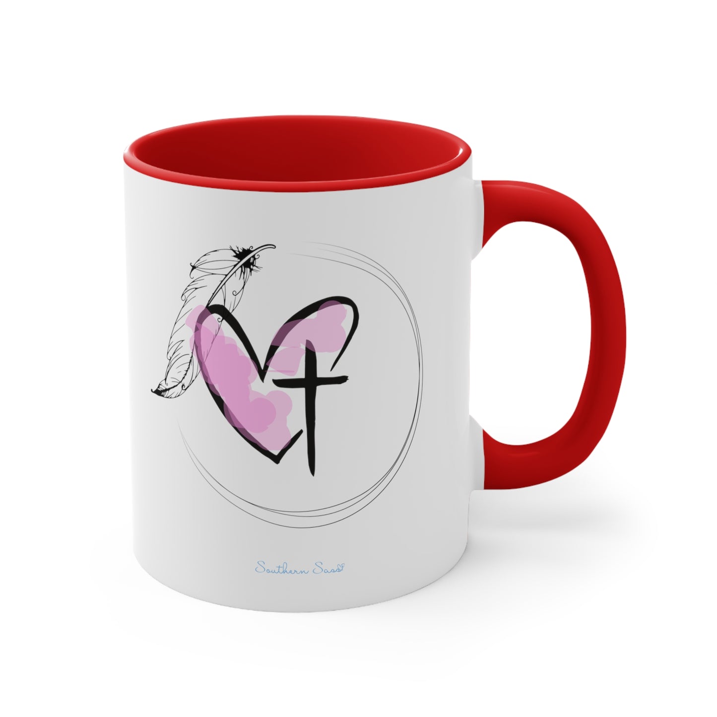 Our Southern Sass Collection - Angel Love - Accent Coffee Mug, 11oz