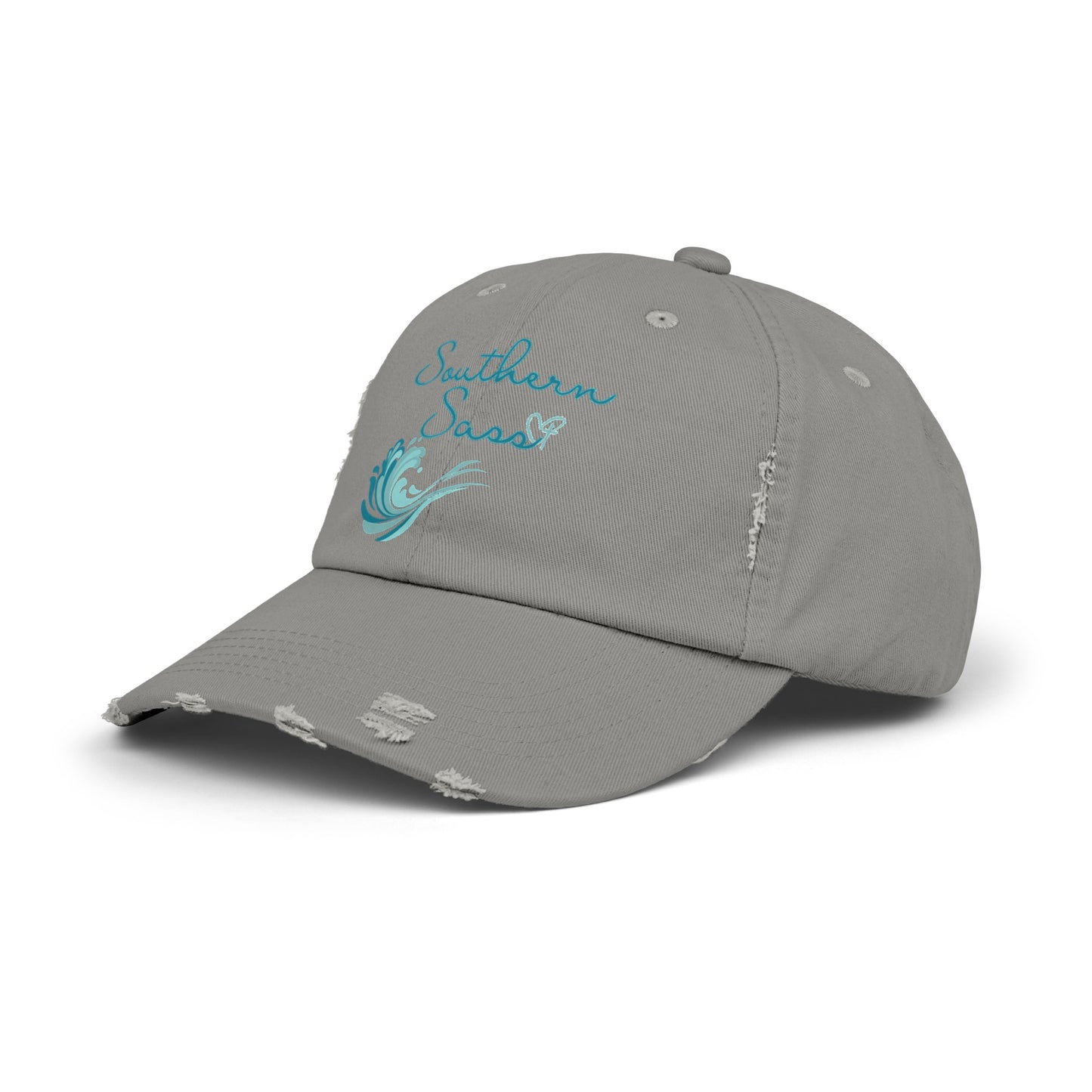 Southern Sass Wave Distressed Cap