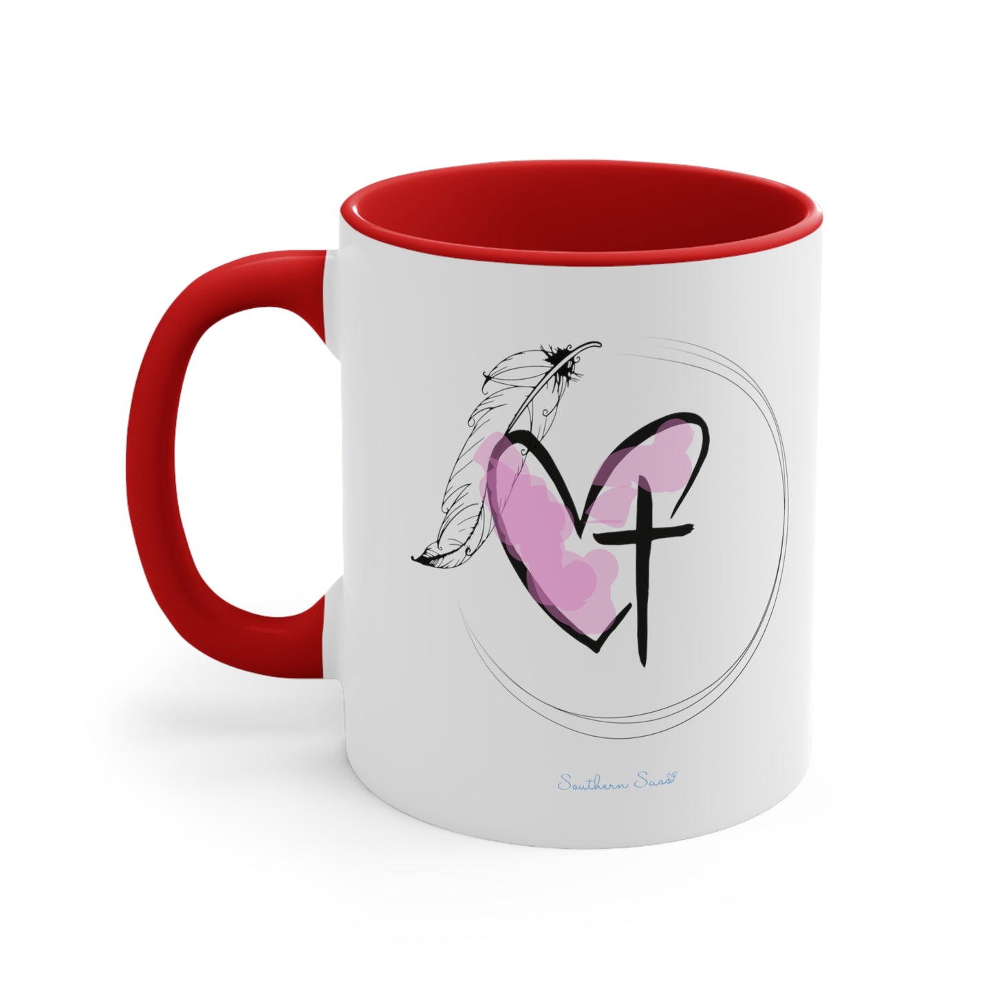 Our Southern Sass Collection - Angel Love - Accent Coffee Mug, 11oz