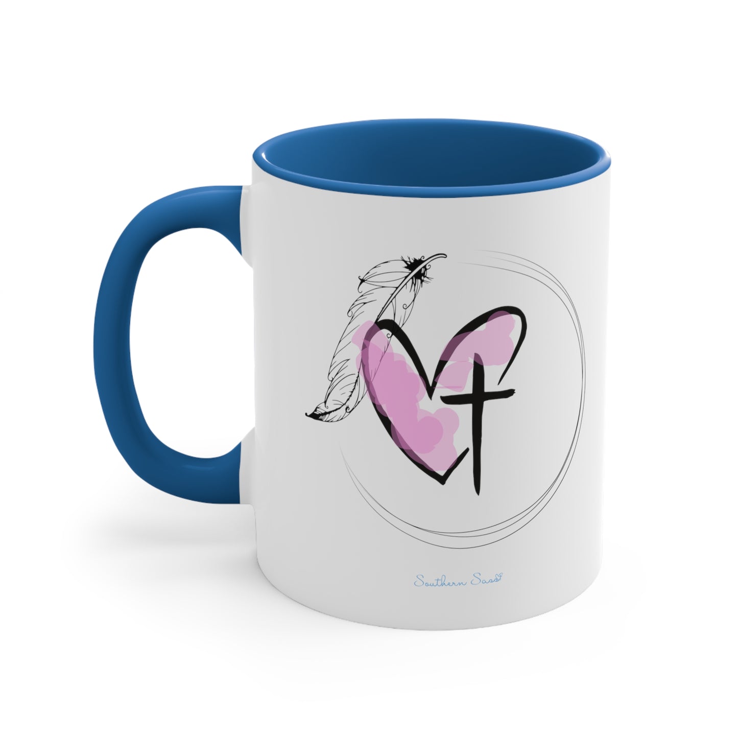 Our Southern Sass Collection - Angel Love - Accent Coffee Mug, 11oz