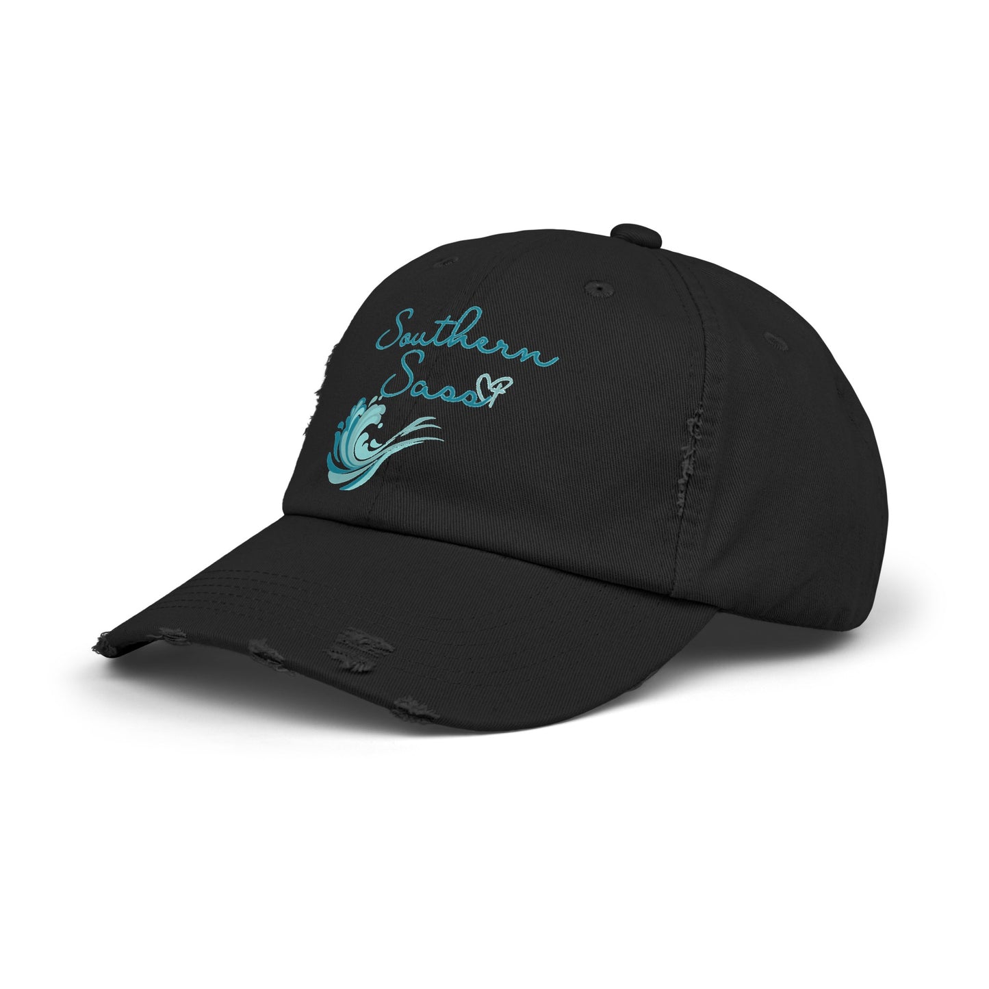 Southern Sass Wave Distressed Cap